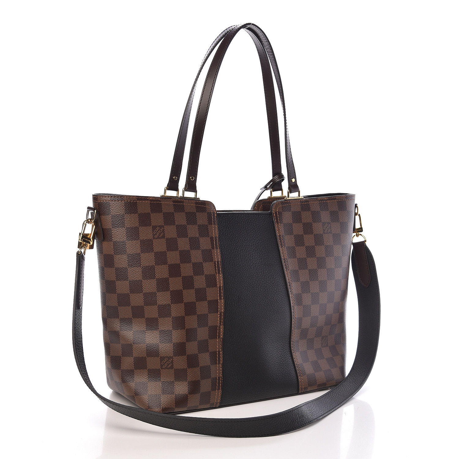 LOUIS VUITTON Damier Ebene Jersey Black 517080