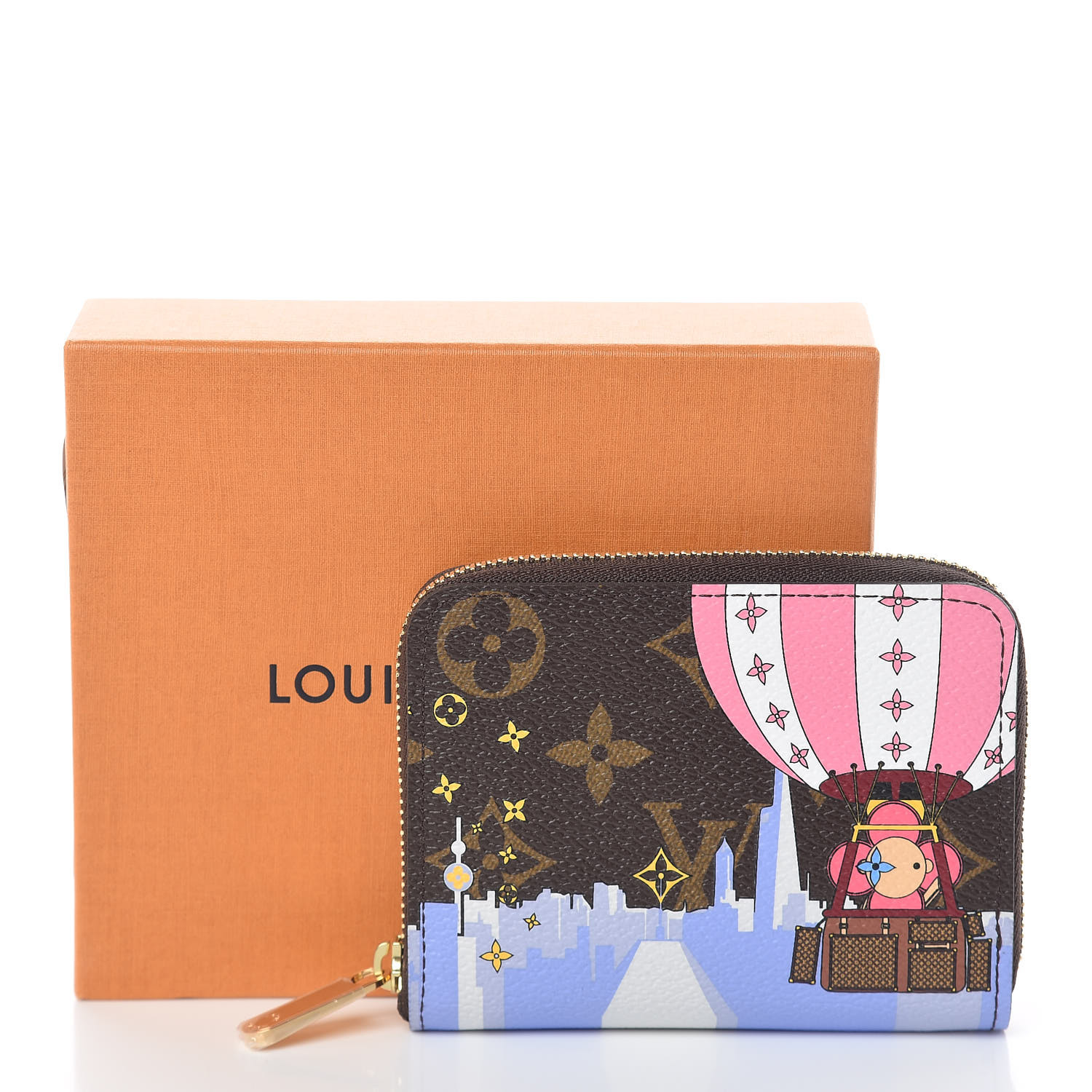 LOUIS VUITTON Monogram Vivienne Shanghai Xmas Zippy Coin Purse 466221