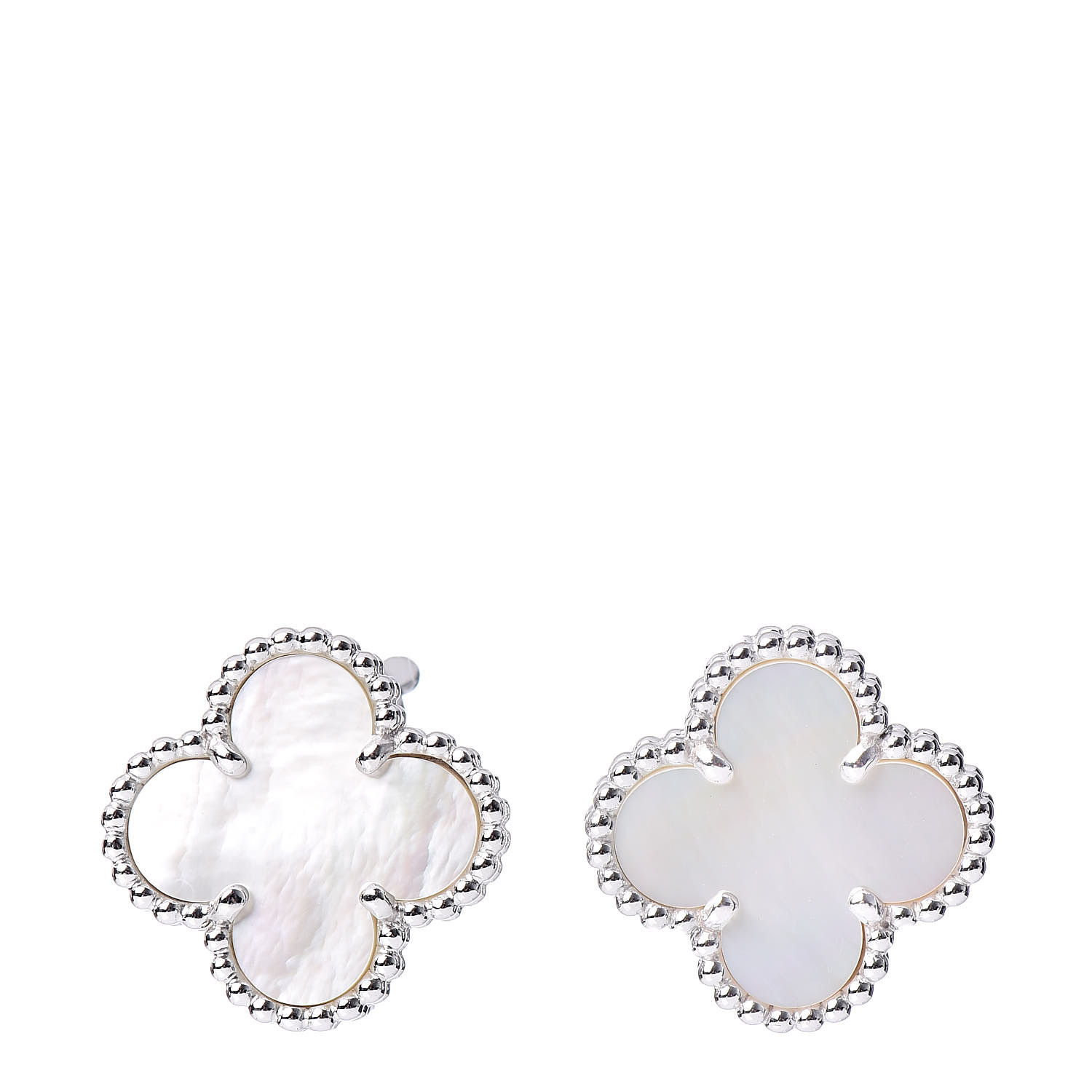 alhambra earrings mother of pearl