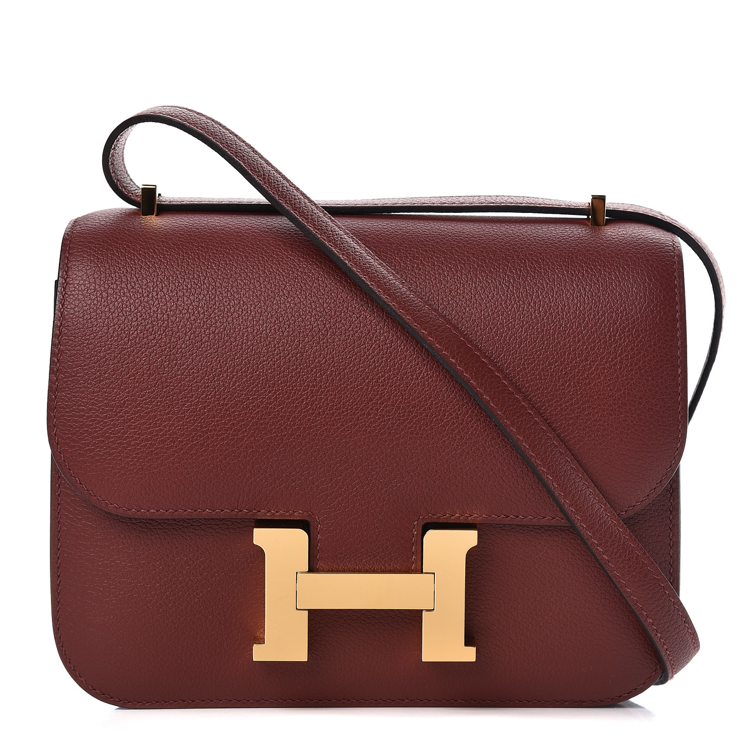 HERMES Evercolor Constance 18 Rouge H 466648