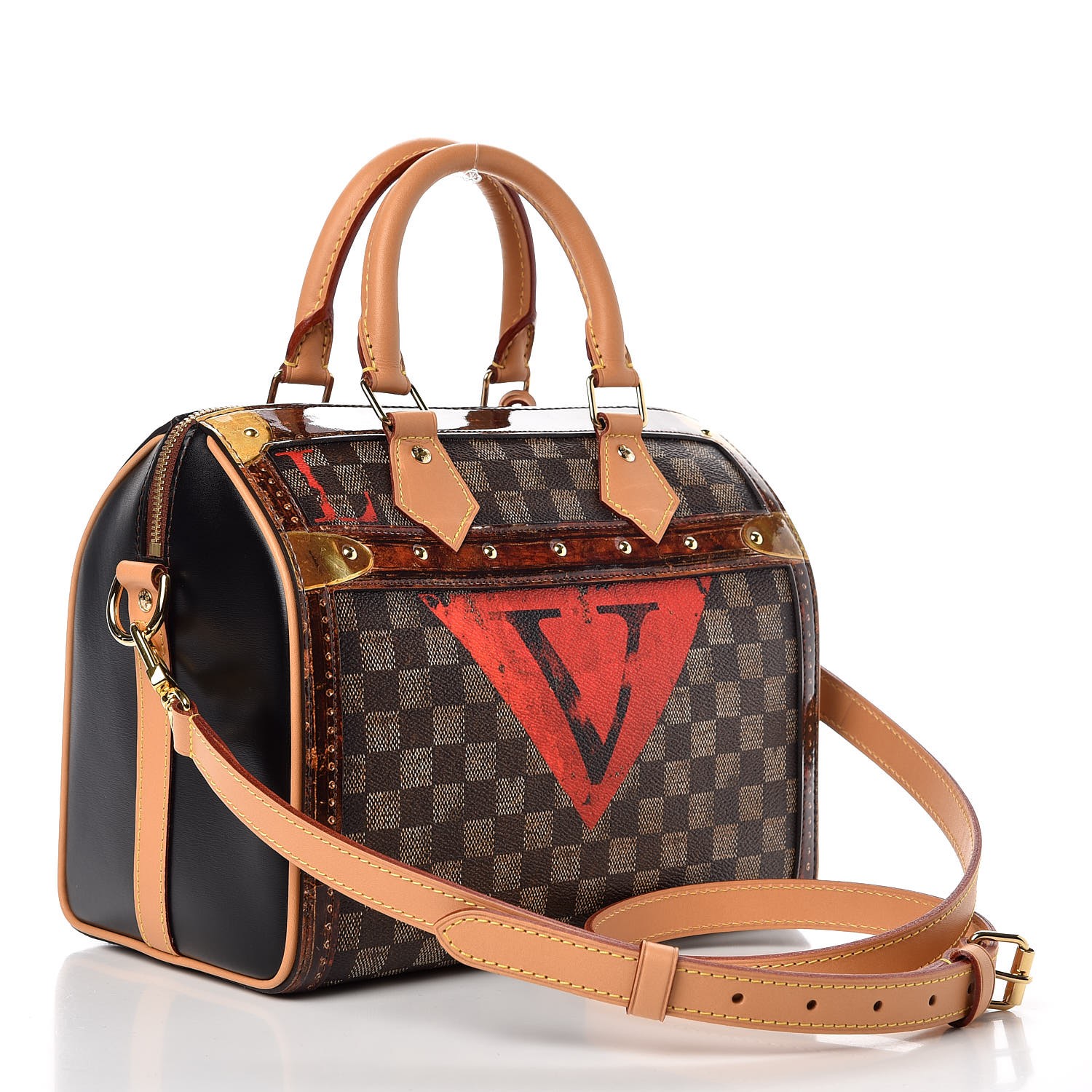 Lv Speedy Bandouliere Black - Speedy 25