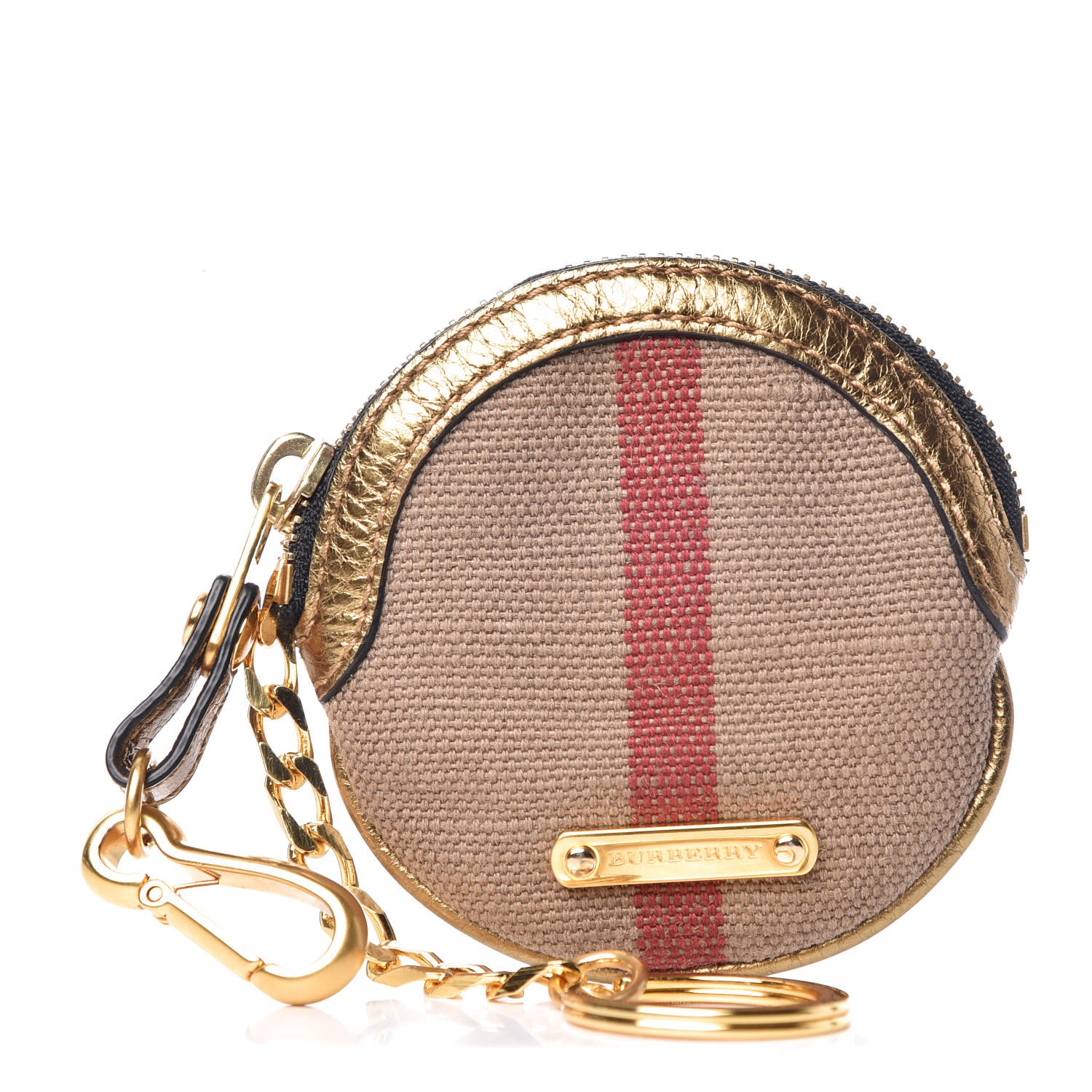 burberry round coin purse