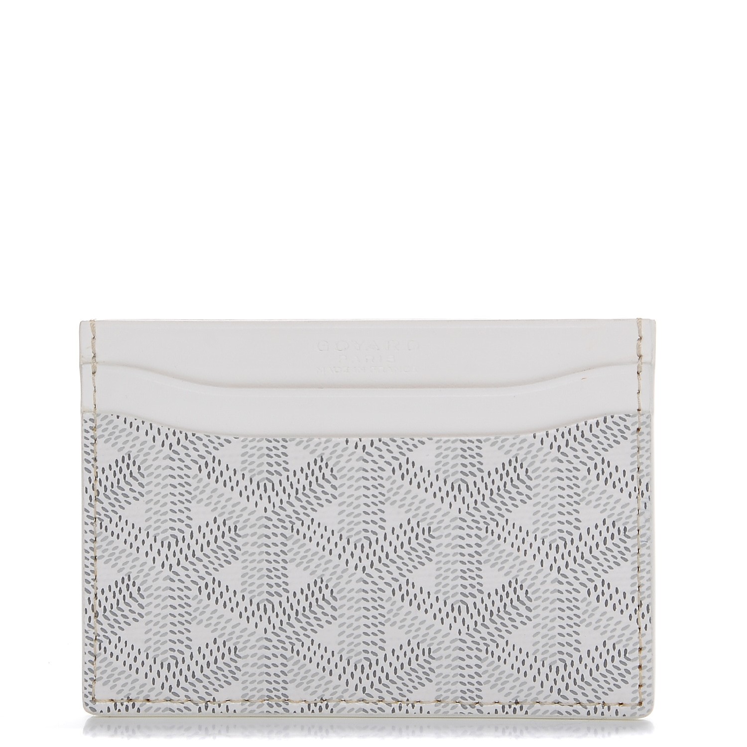 white goyard wallet