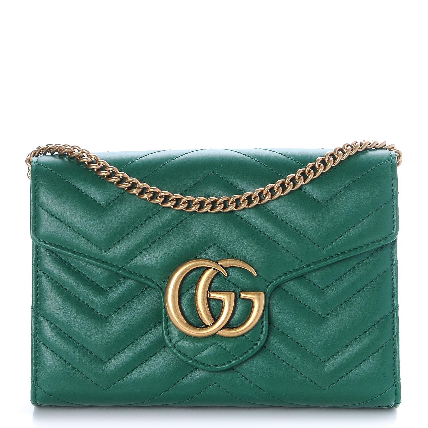 gucci marmont wallet green
