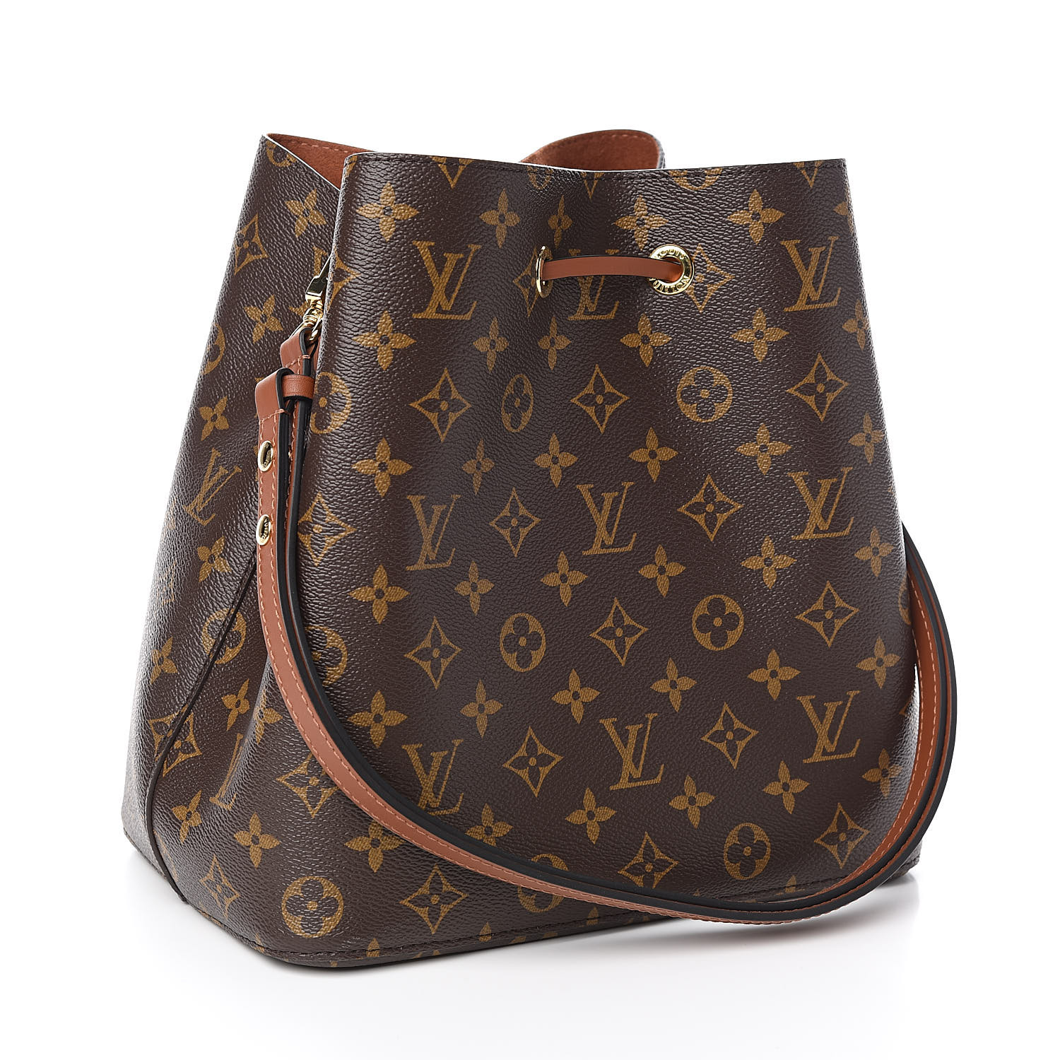 LOUIS VUITTON Monogram Neonoe MM Caramel 520348