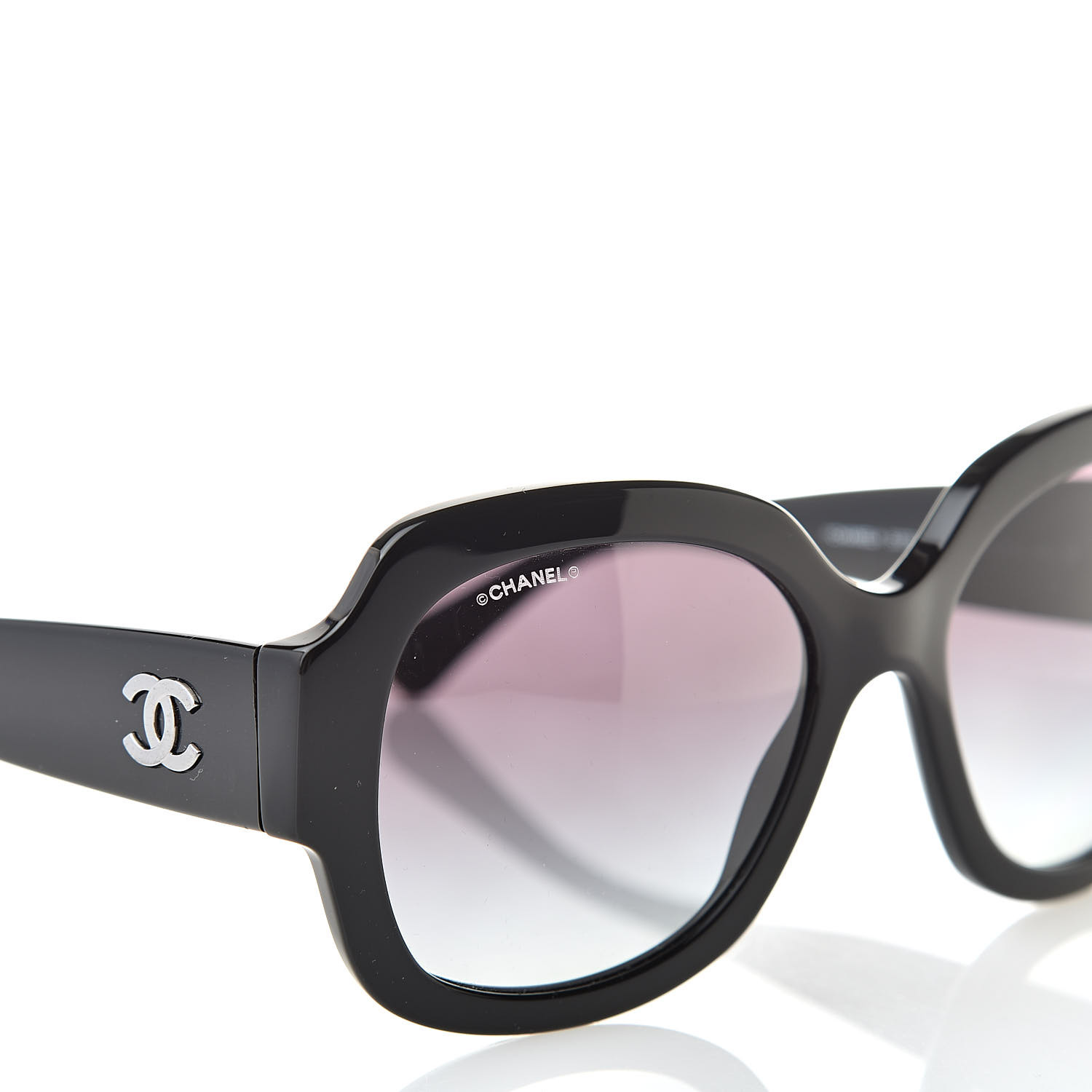CHANEL CC Sunglasses 5373 Black 519717
