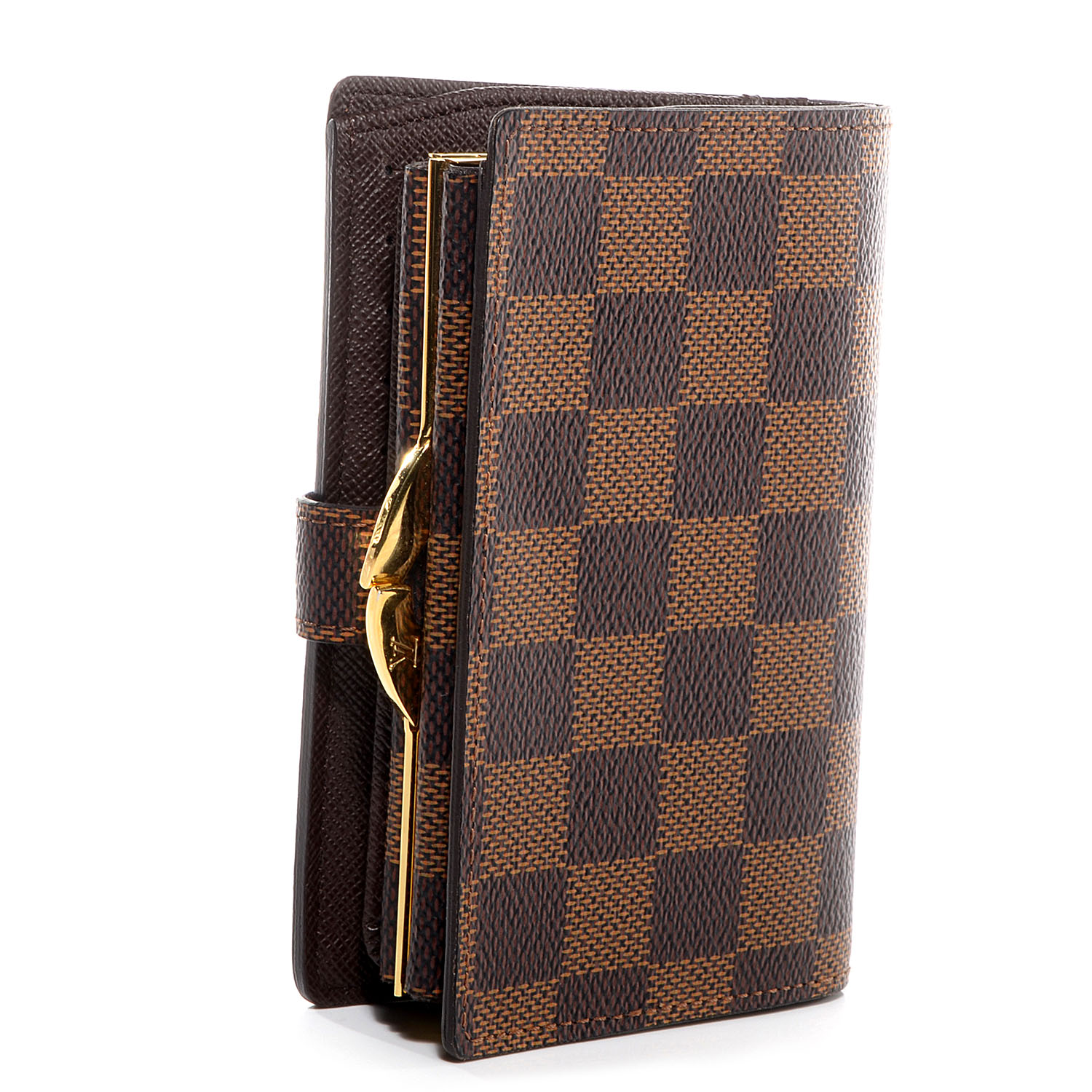 LOUIS VUITTON Damier Ebene French Purse Wallet 75769