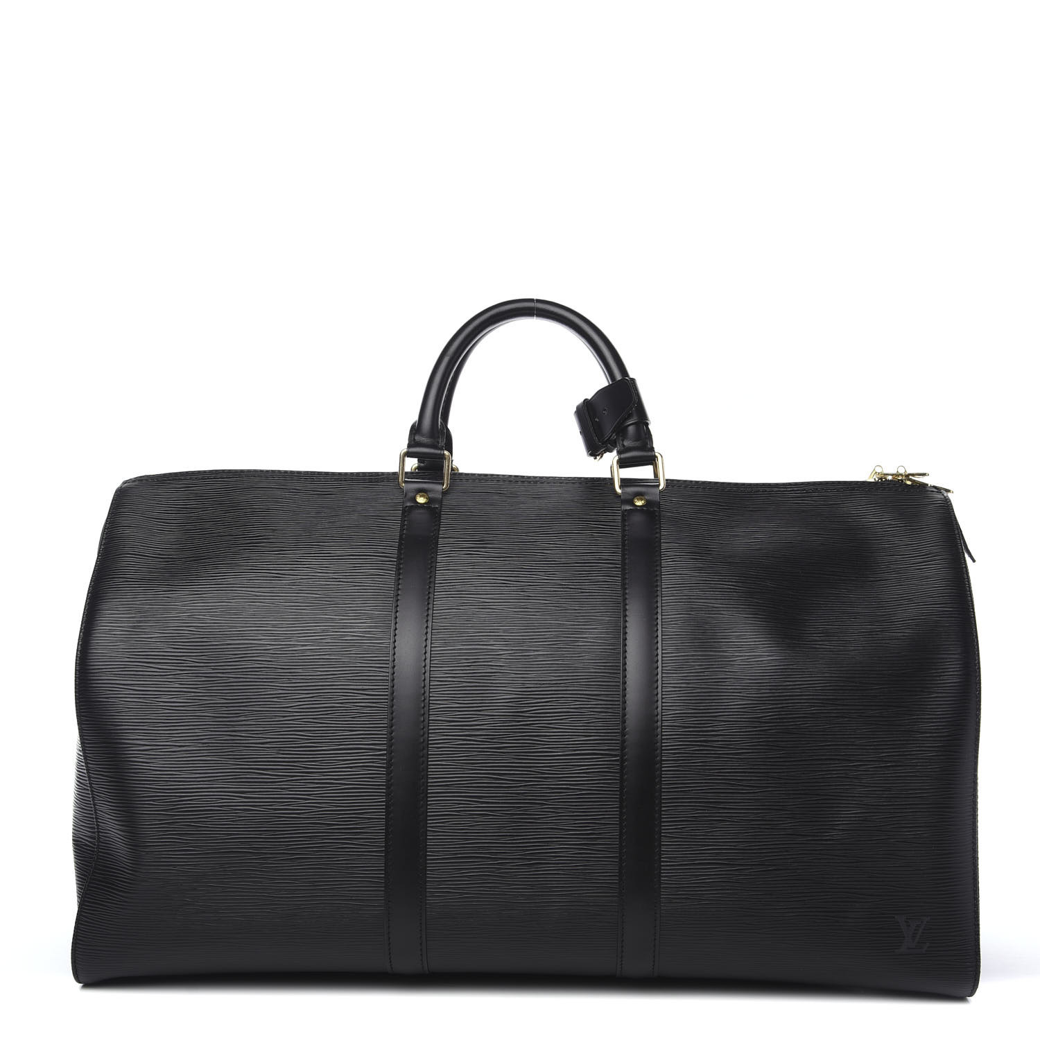 LOUIS VUITTON Epi Keepall 50 Black 567525