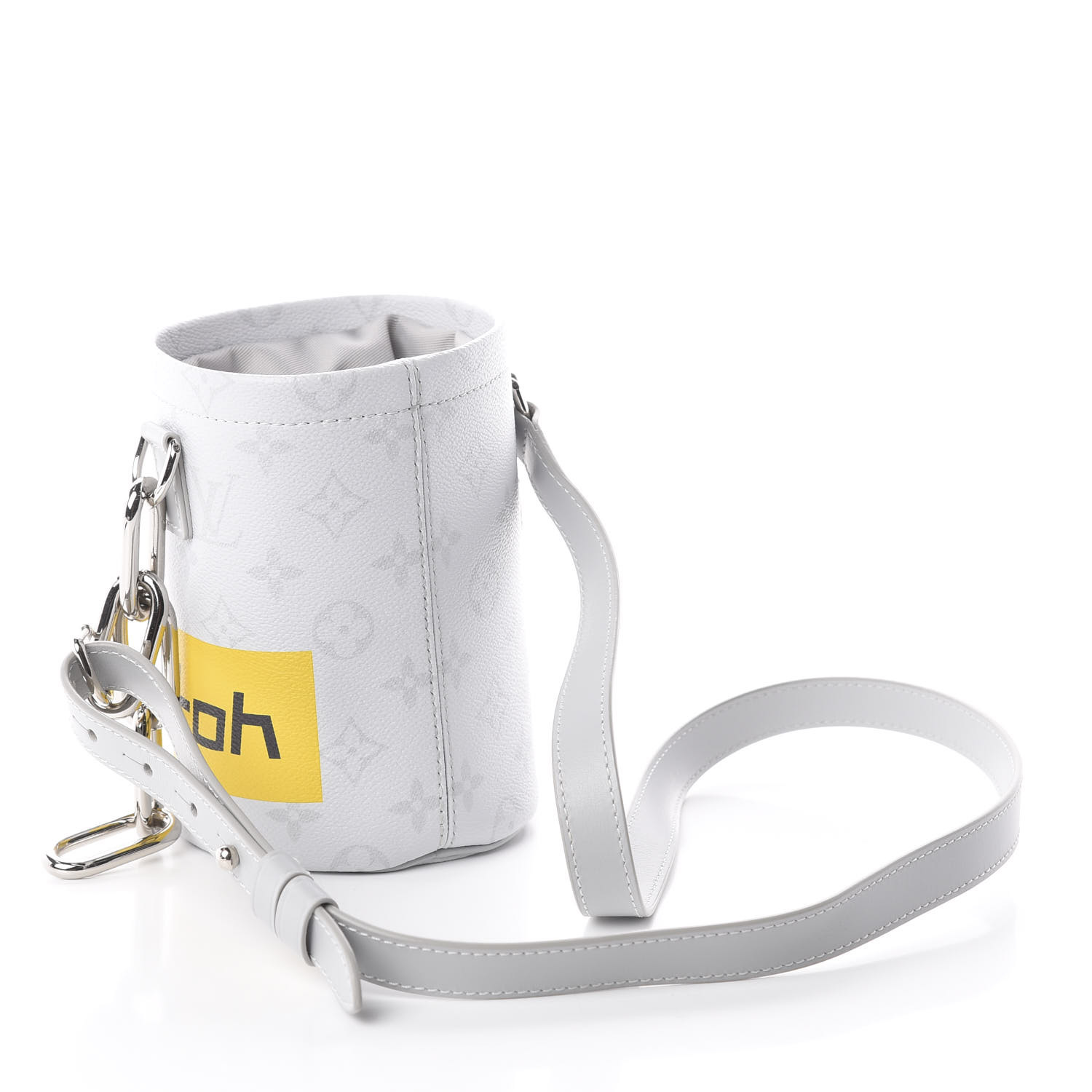 LOUIS VUITTON Monogram Chalk Nano Bag White 580127 | FASHIONPHILE