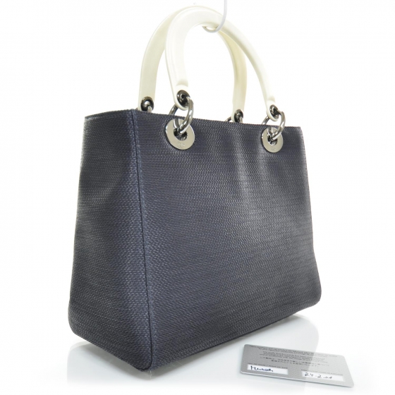 christian dior straw purse