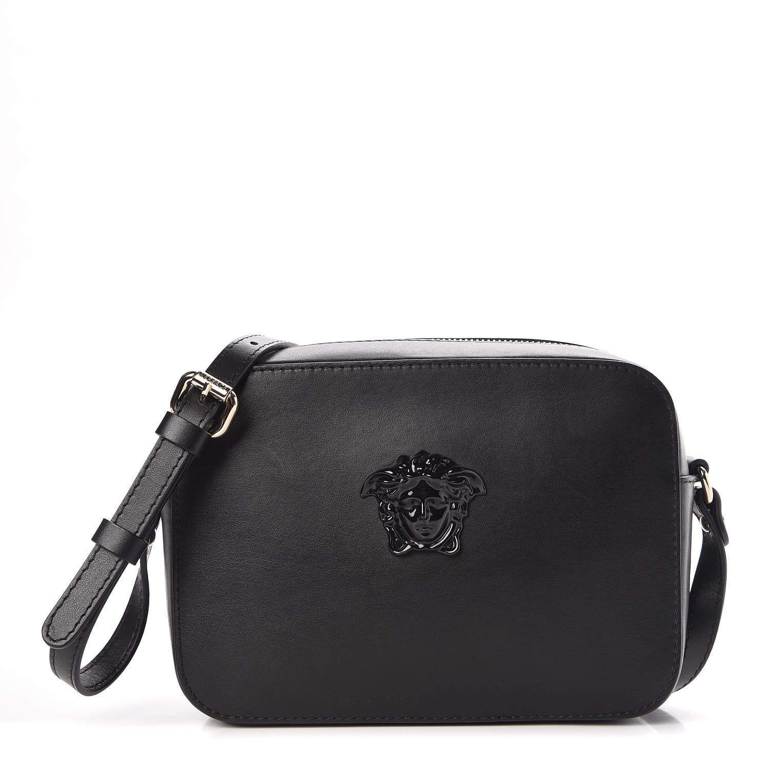 palazzo calf leather shoulder bag