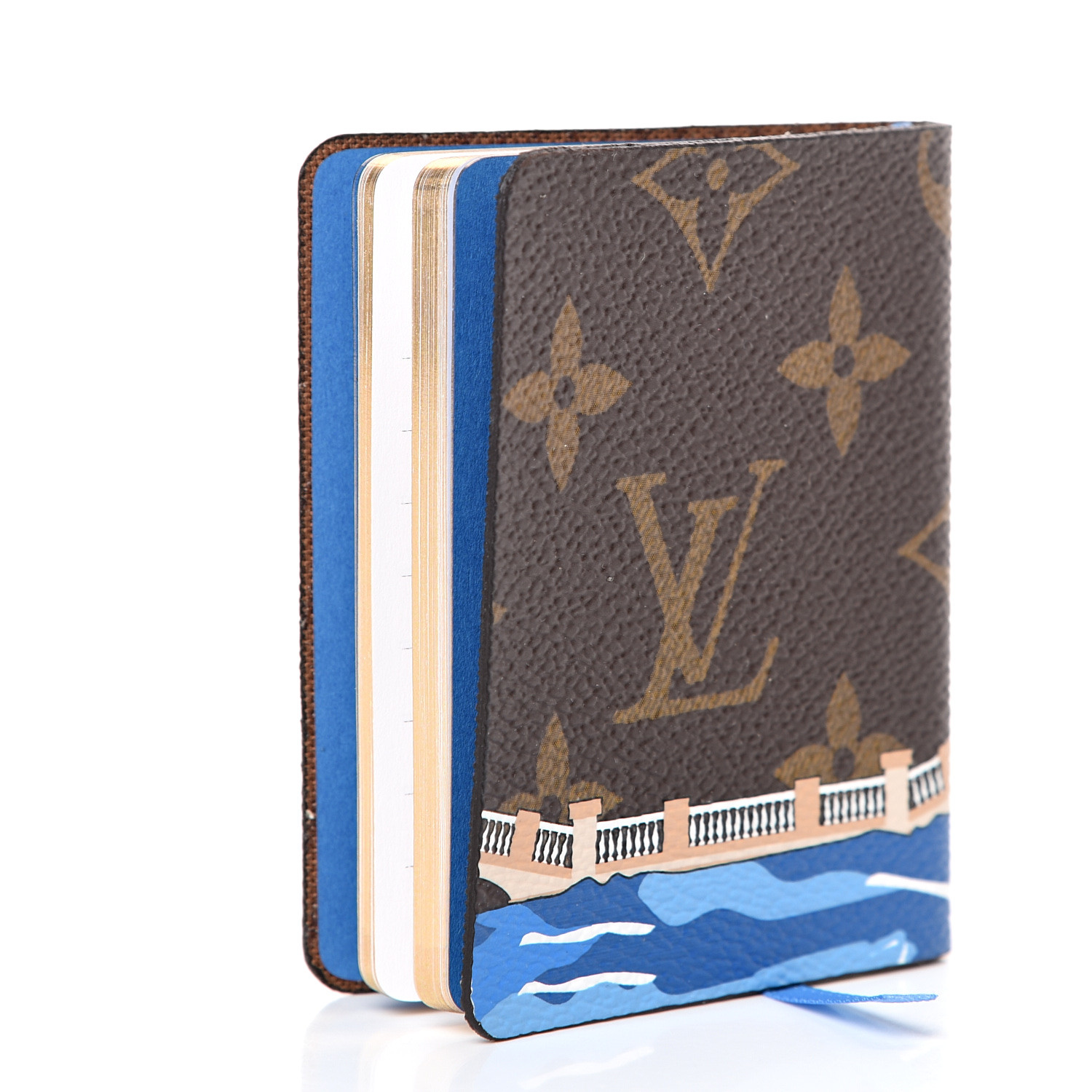 LOUIS VUITTON Monogram Vivienne Venice Xmas Mini Jules Notebook 545709