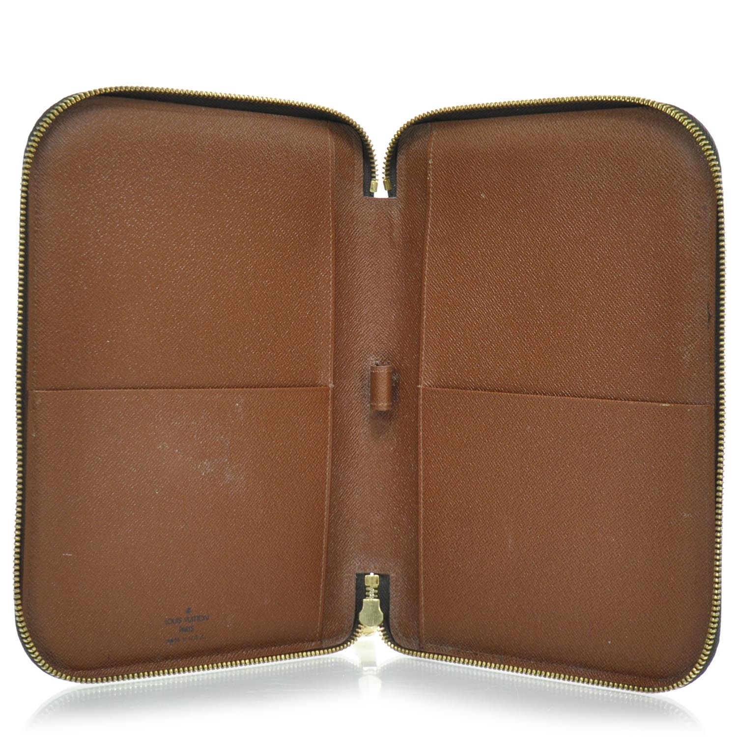 LOUIS VUITTON Monogram Zipped Passport Agenda Wallet 22856