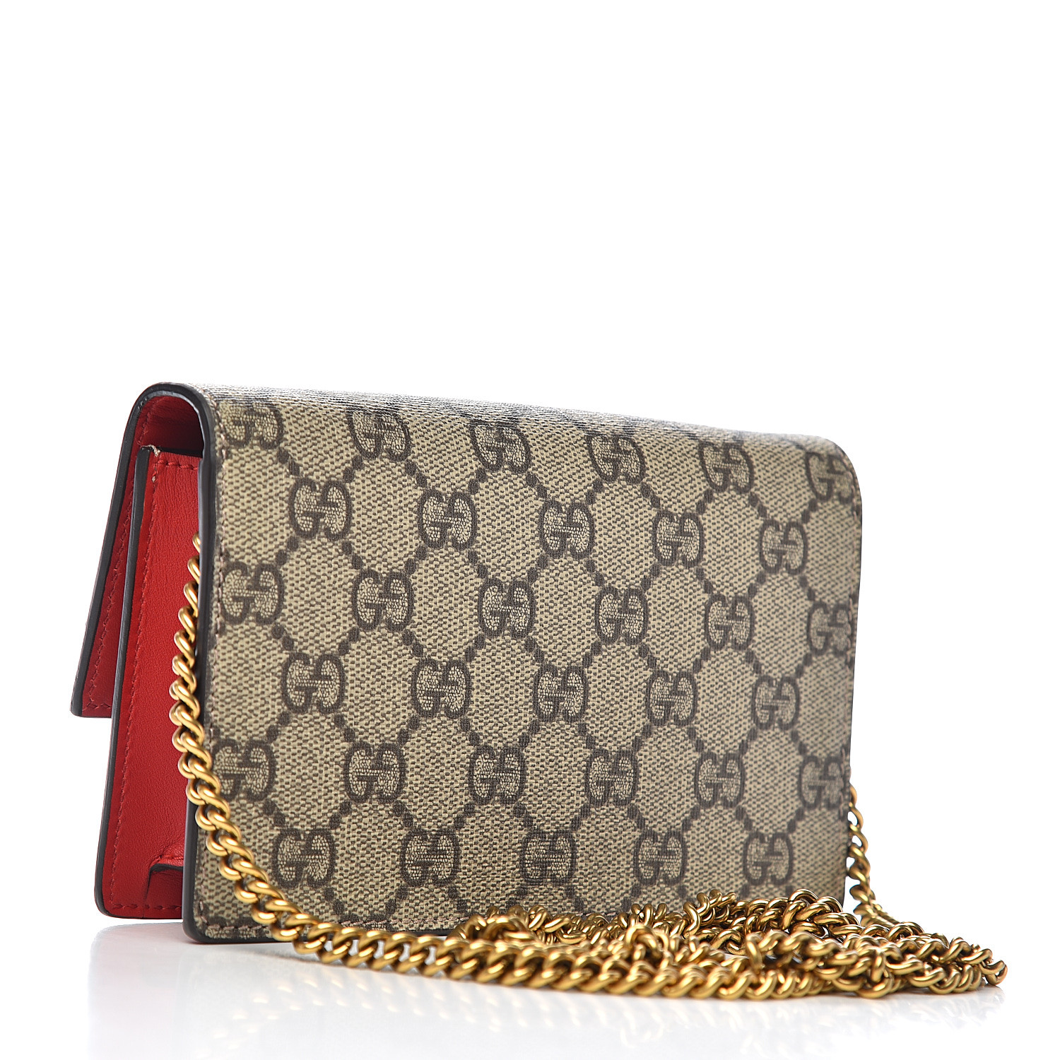 GUCCI GG Supreme Monogram Mini Cherry Chain Bag 534474