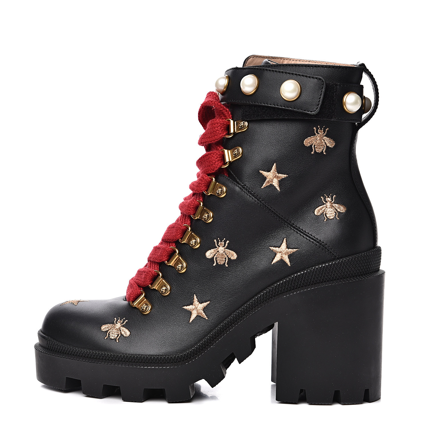 gucci boots lace up