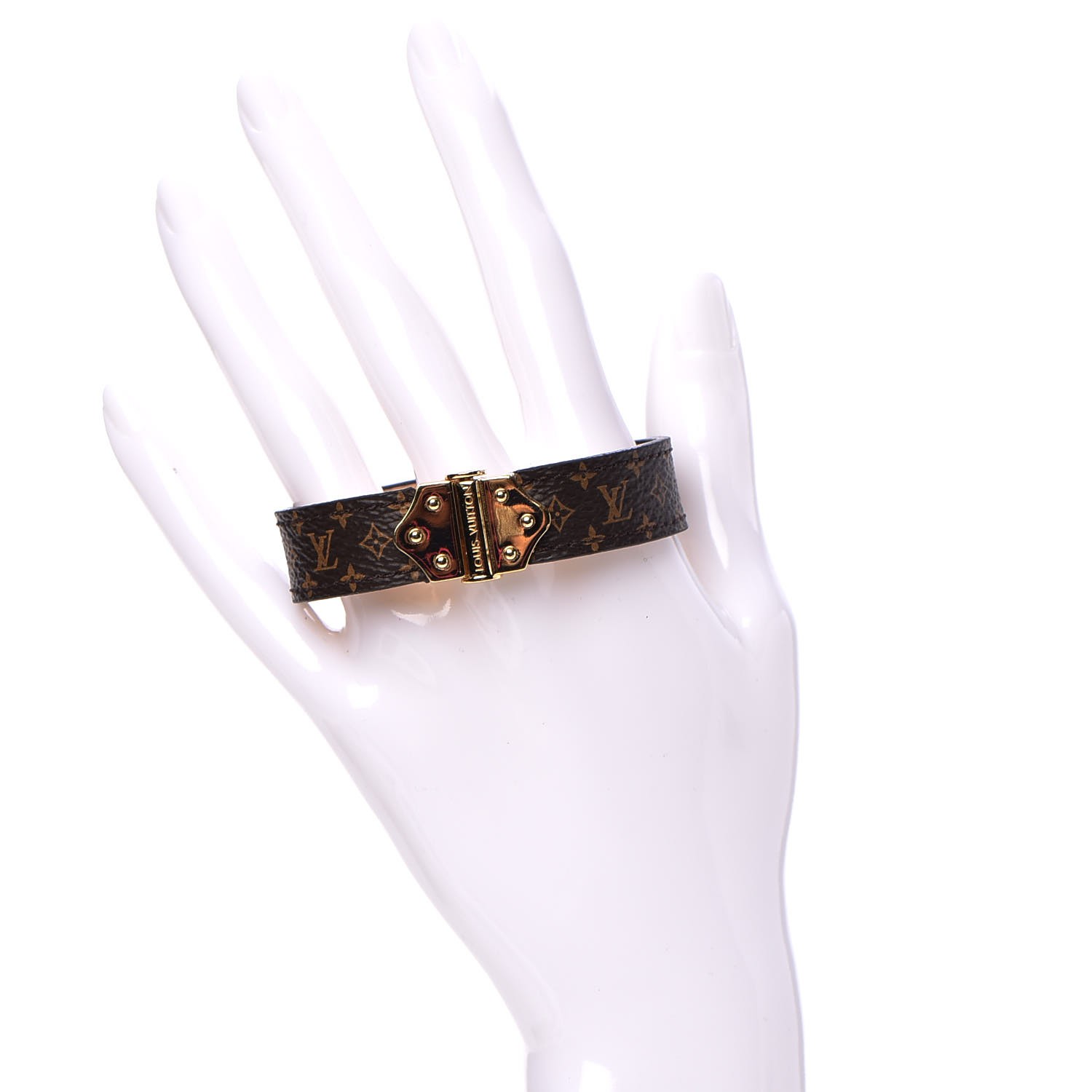 LOUIS VUITTON Monogram Nano Bracelet 17 300761