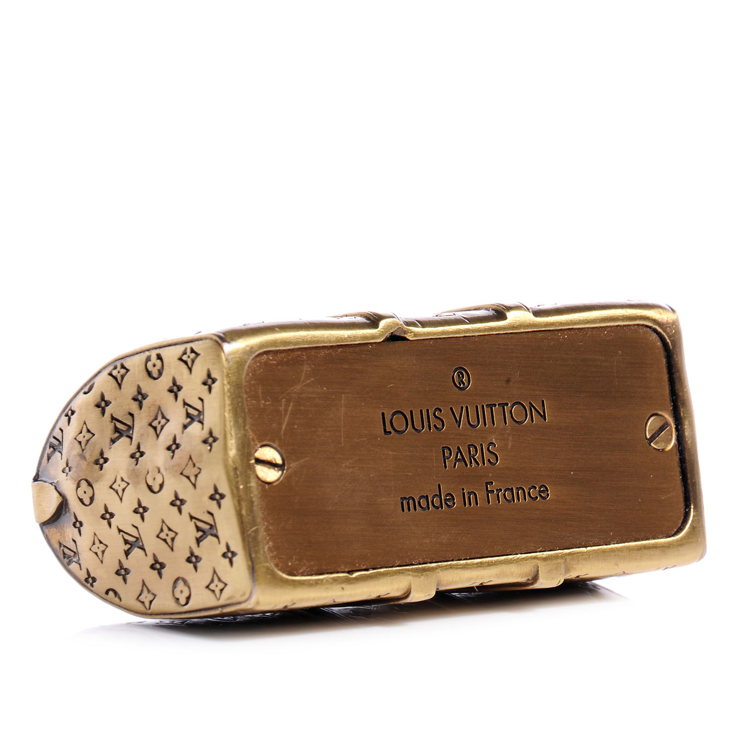 LOUIS VUITTON Antique Brass Keepall Paperweight 71176