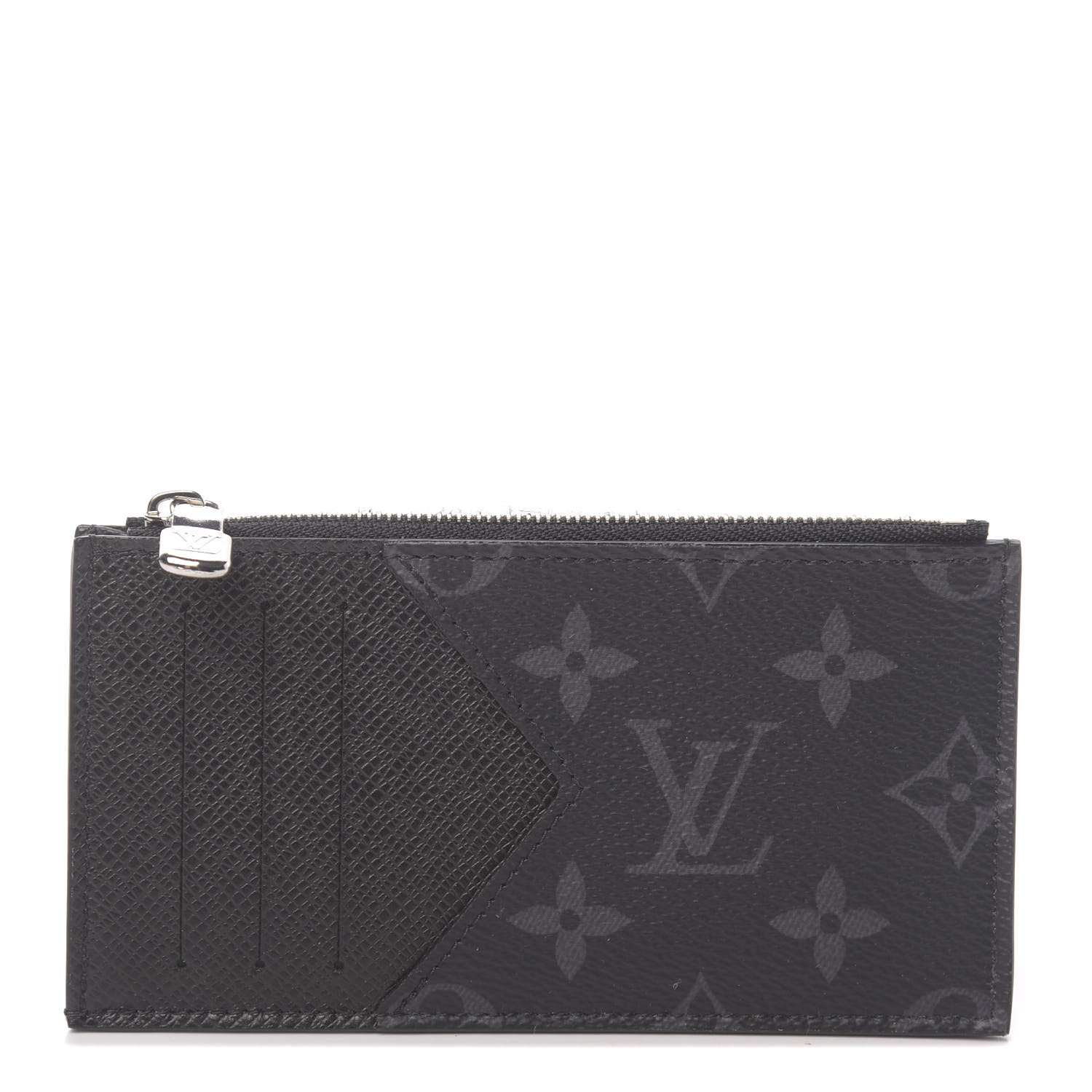 Louis Vuitton Double Card Holder, Monogram Eclipse Canvas Leather, Card  Case Wallet : : Office Products