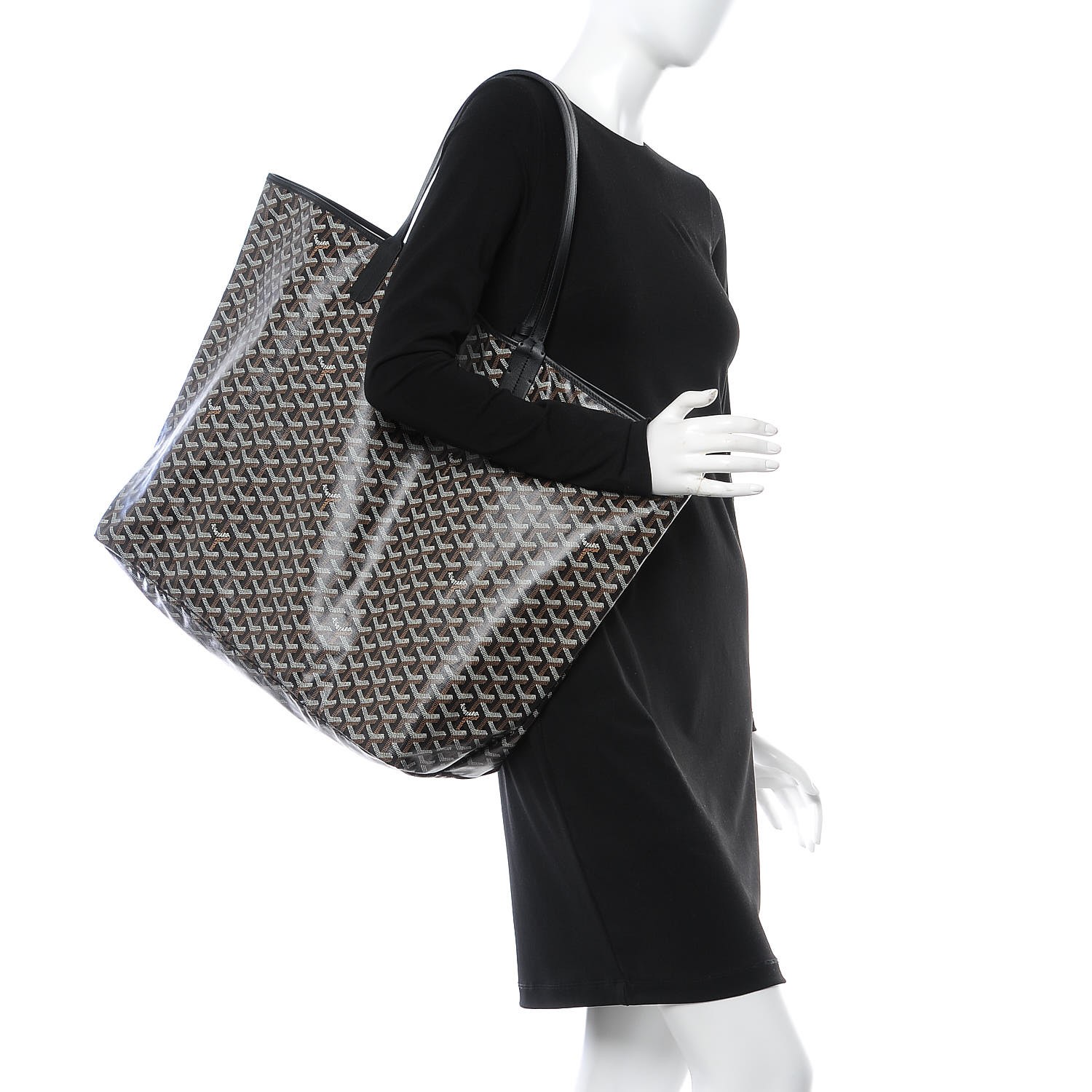 GOYARD Goyardine Saint Louis XXL Black 