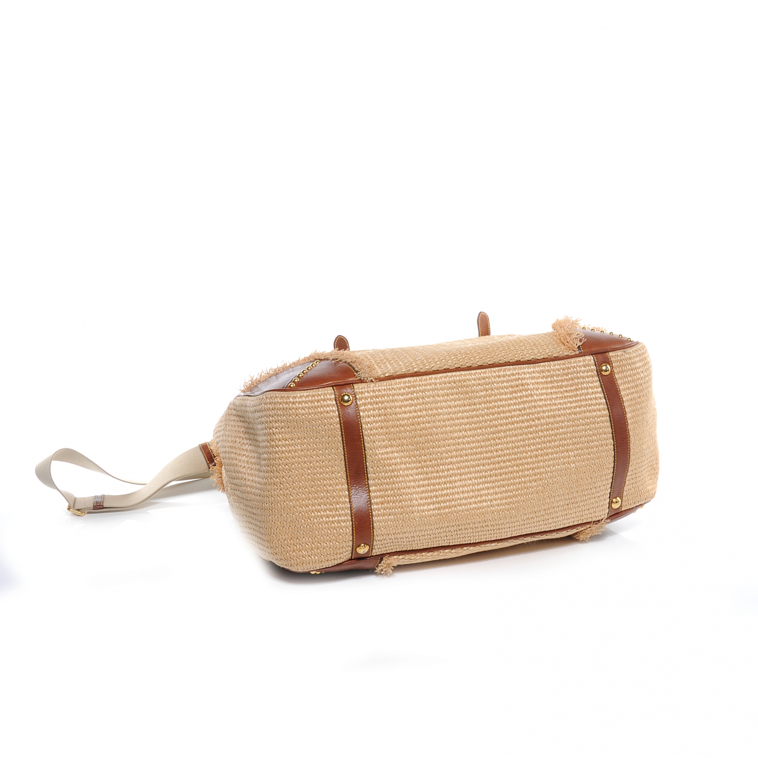straw prada raffia tote