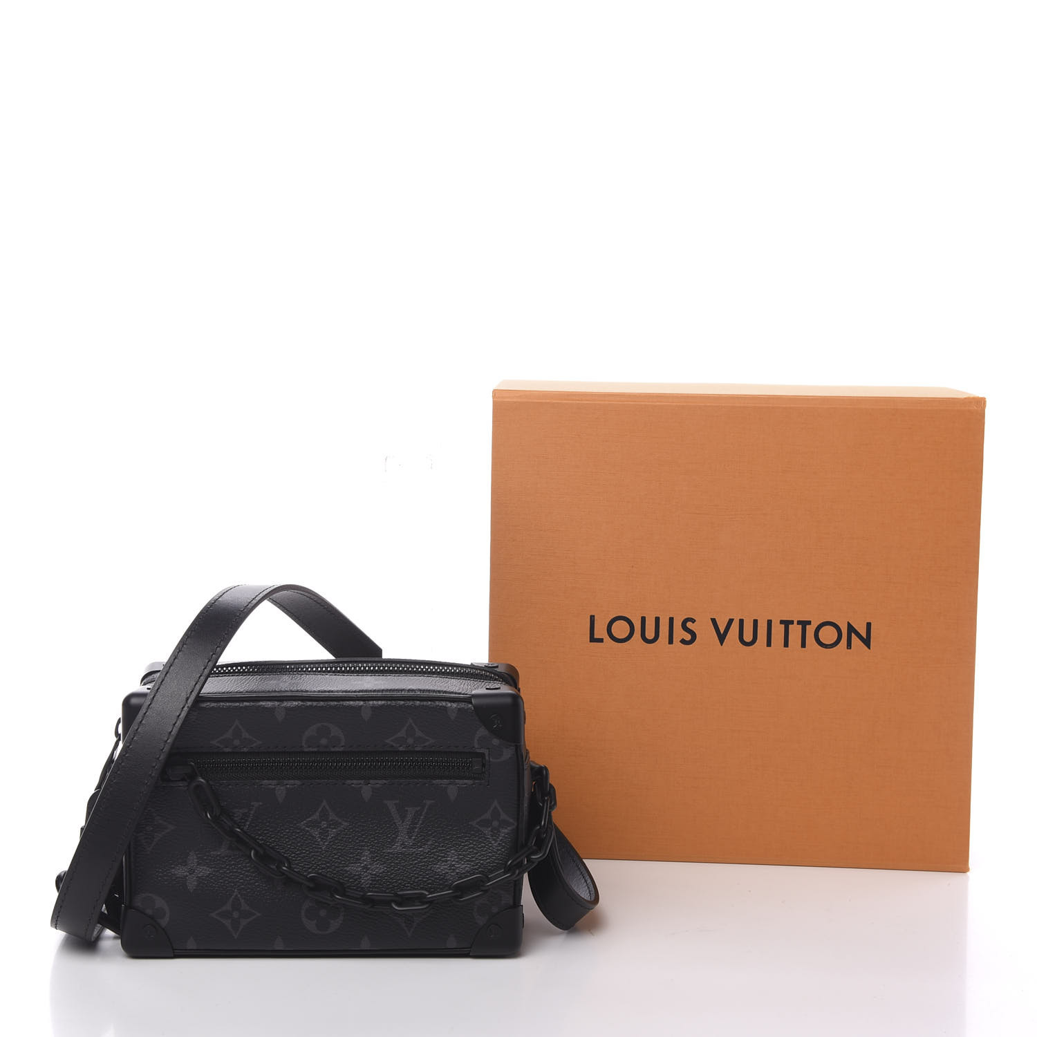 Louis Vuitton Mini Soft Trunk Monogram Eclipse Foliage in Coated