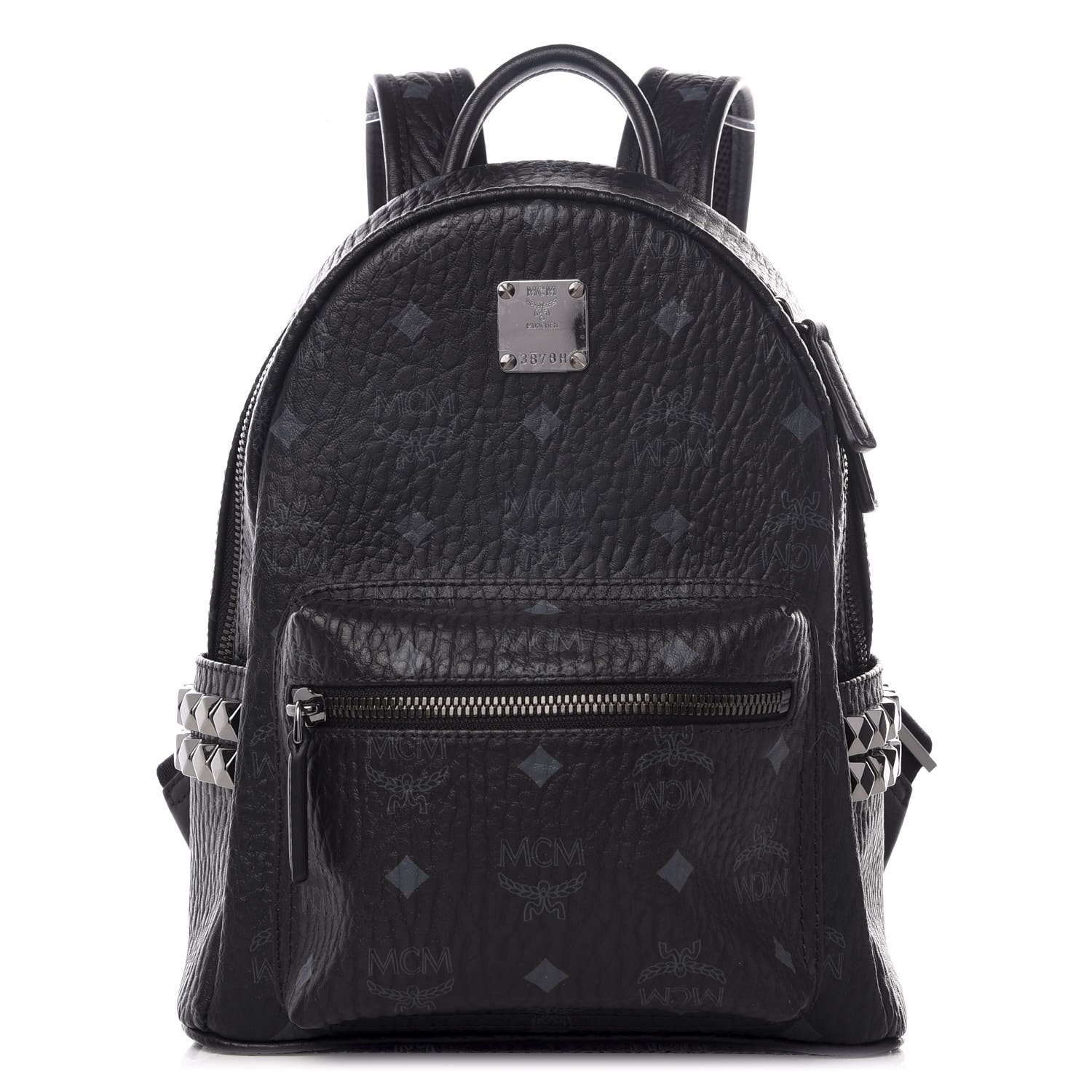 mini black mcm backpack