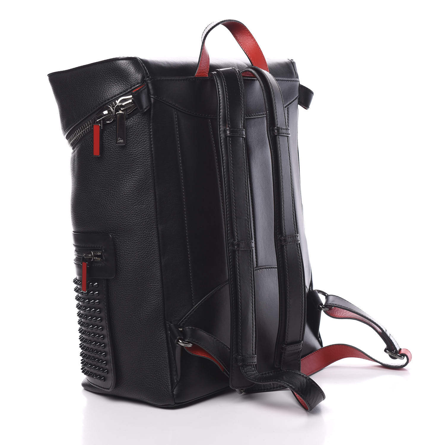 black spiked backpack