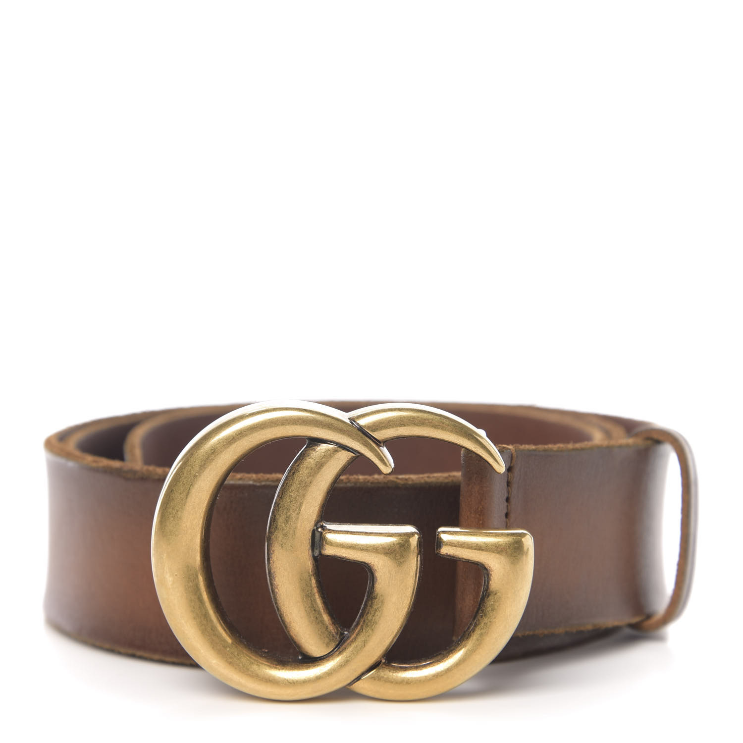 gucci double g belt brown