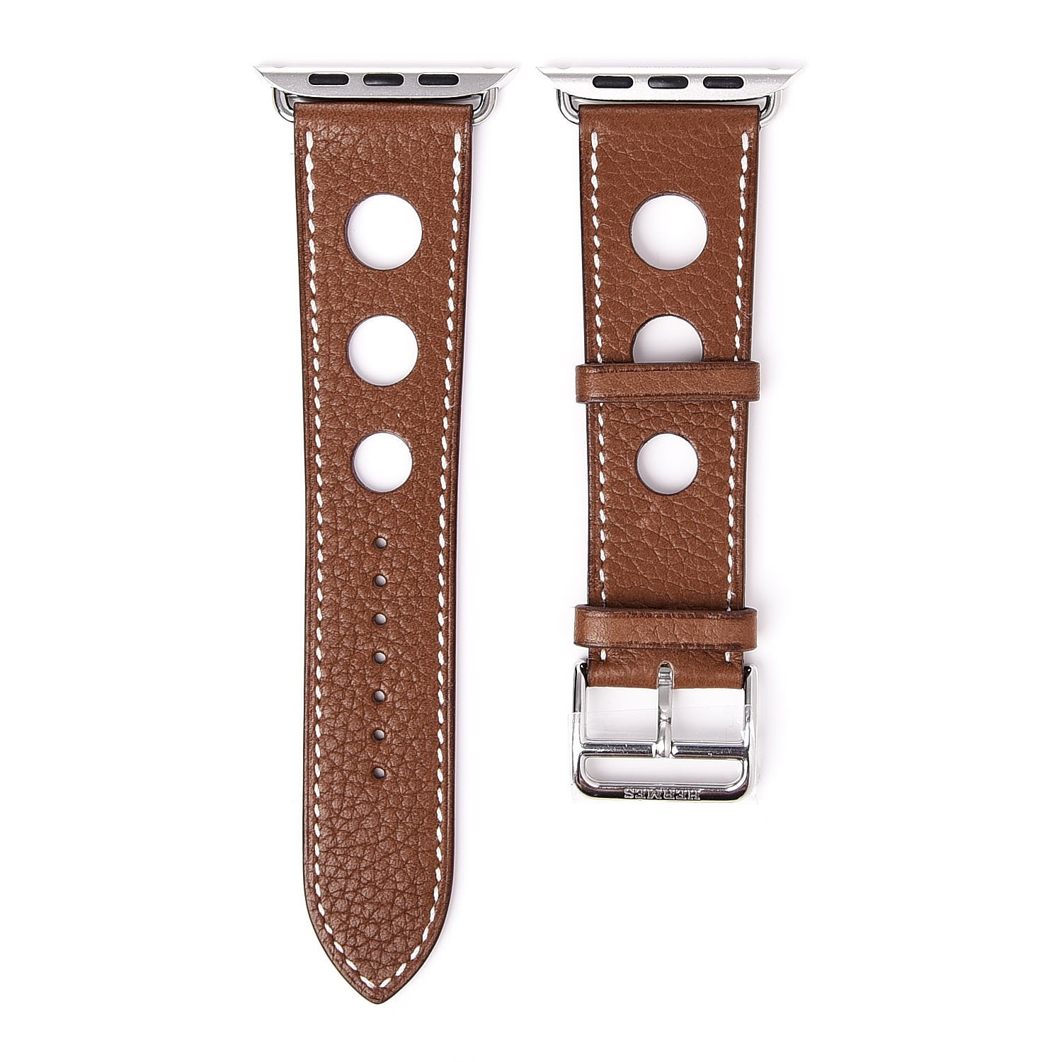 HERMES Grained Barenia 44mm Apple Watch 