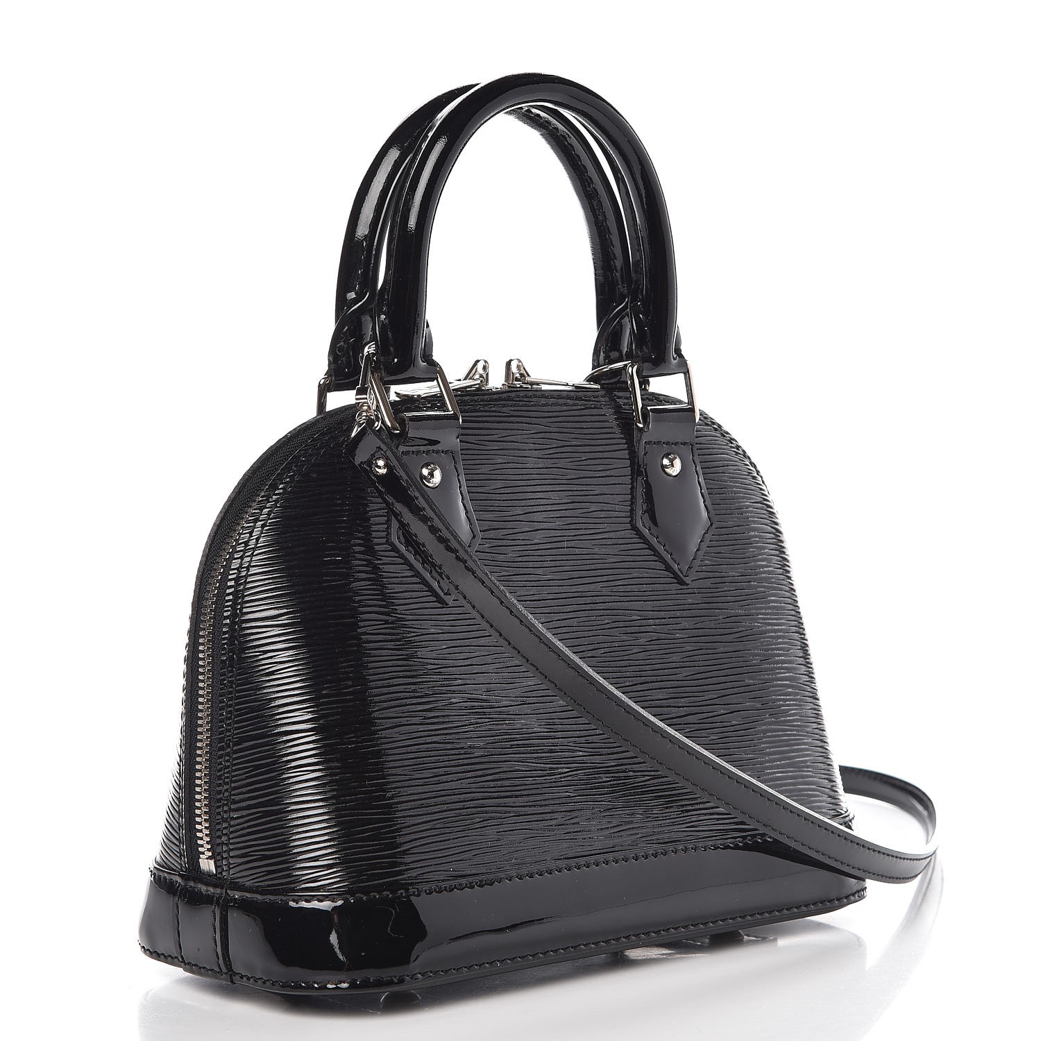 LOUIS VUITTON Epi Electric Alma BB Black 291762