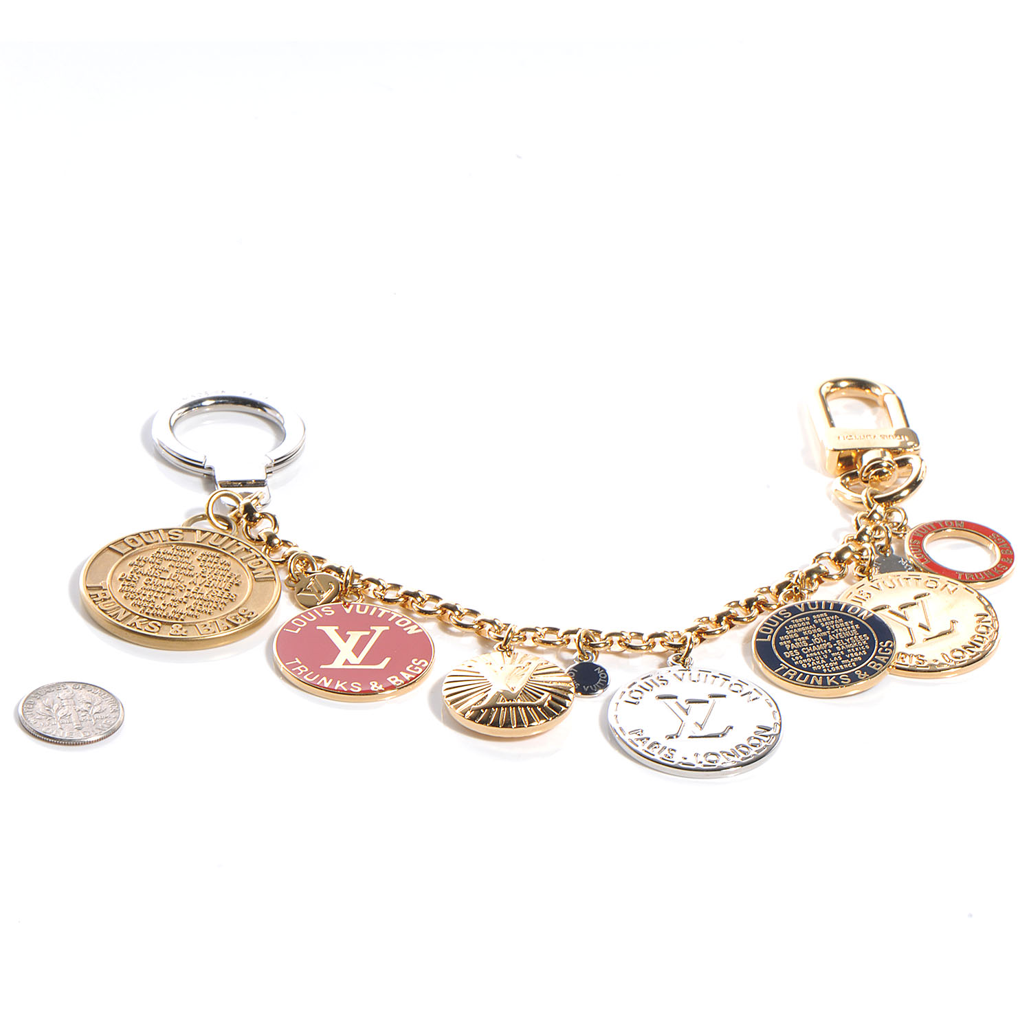 LOUIS VUITTON Trunks and Bags Key Chain Charms 49316