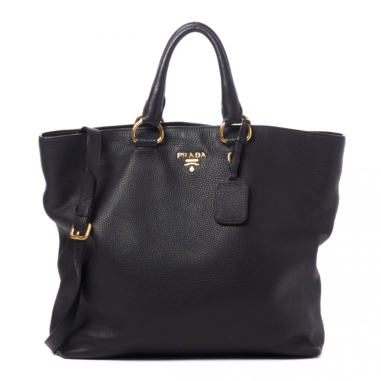 prada vitello daino tote