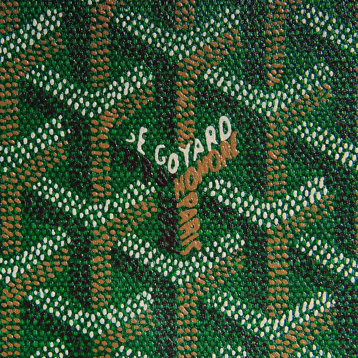 green goyard belt