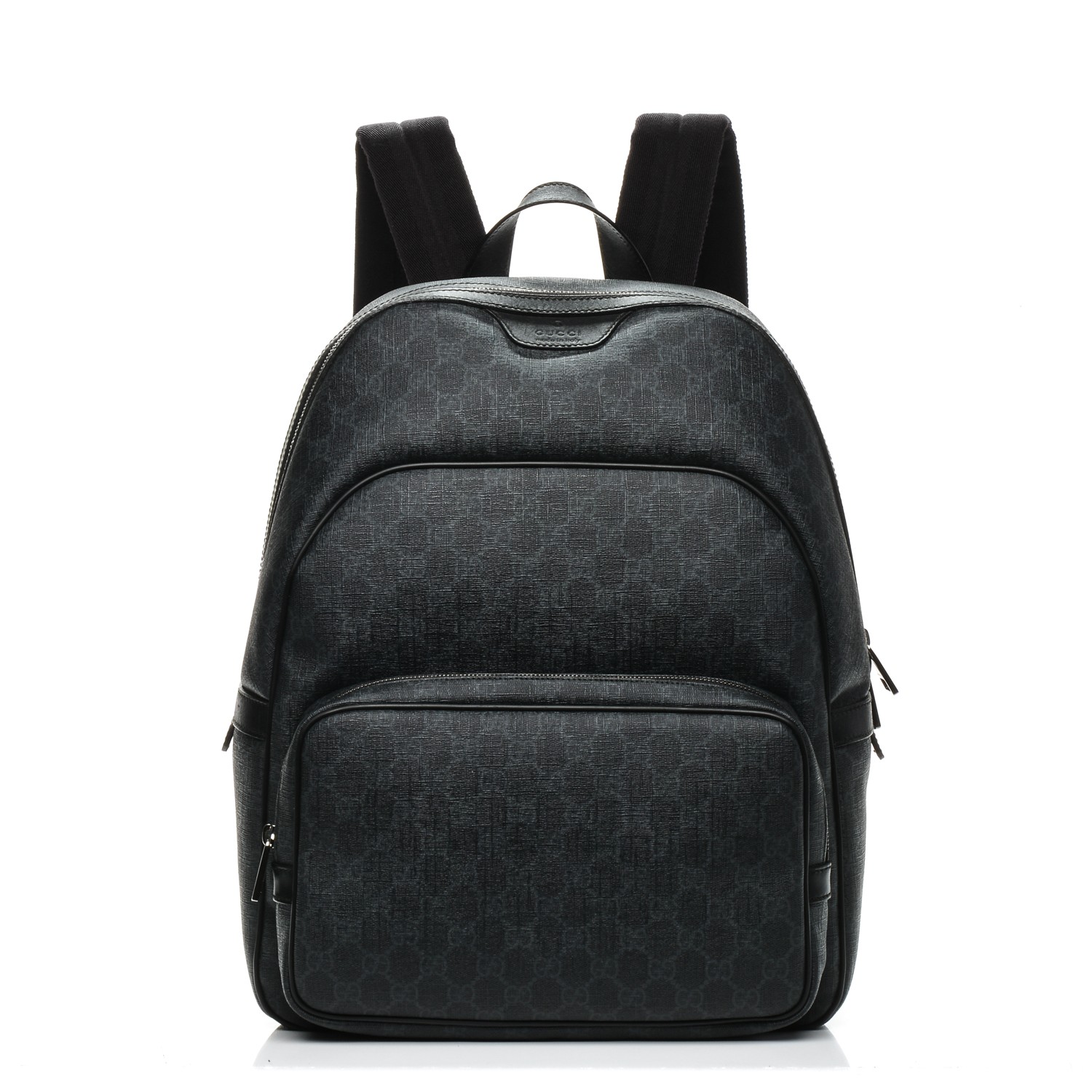 black and grey gucci backpack