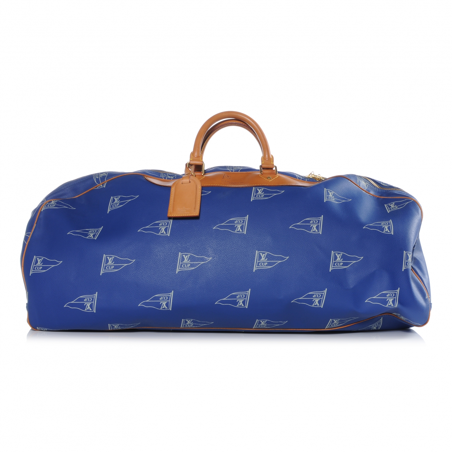 LOUIS VUITTON Americas Cup Boston Duffel Bag Blue 41451