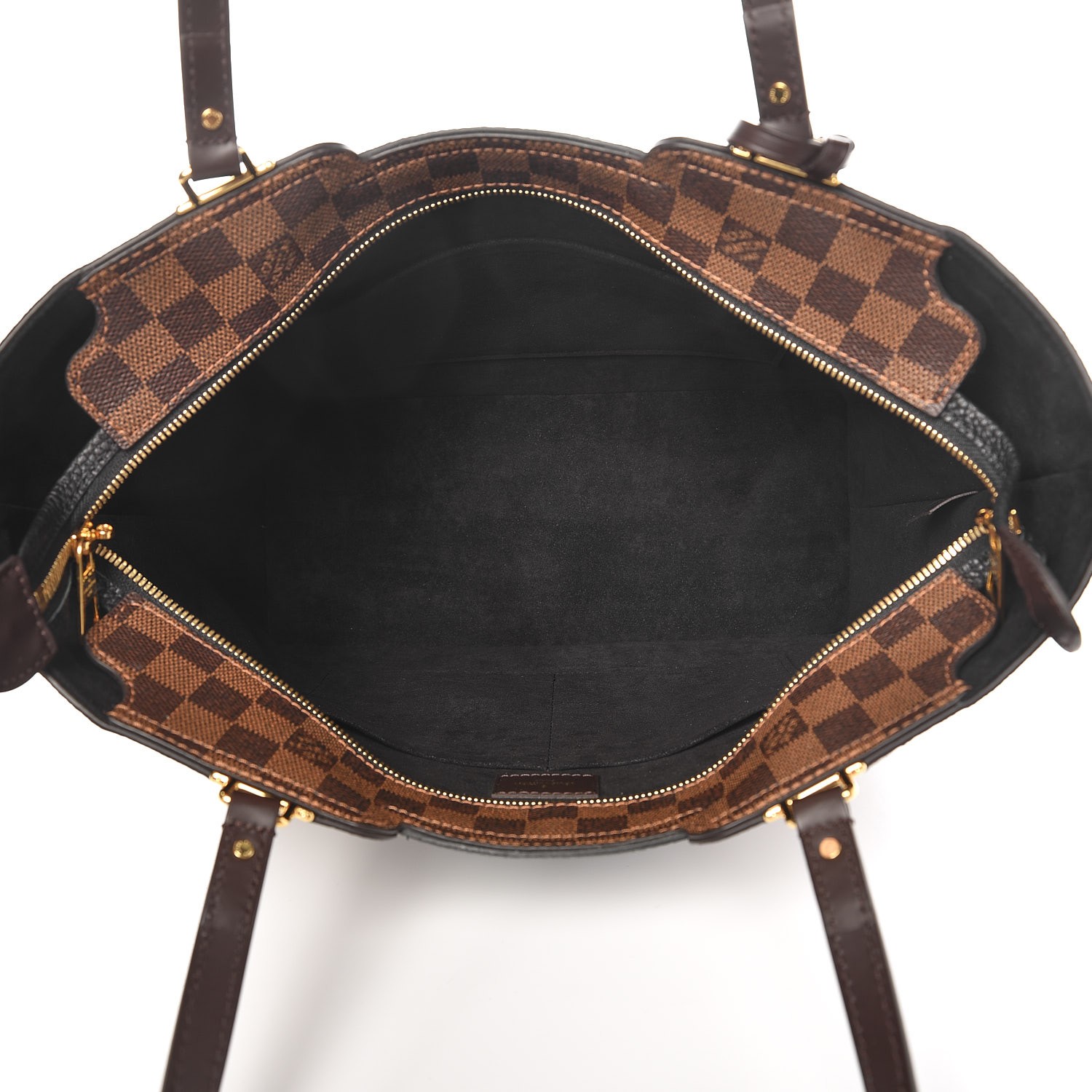 louis vuitton damier ebene black LOUIS VUITTON Damier Ebene Jersey Black 263587