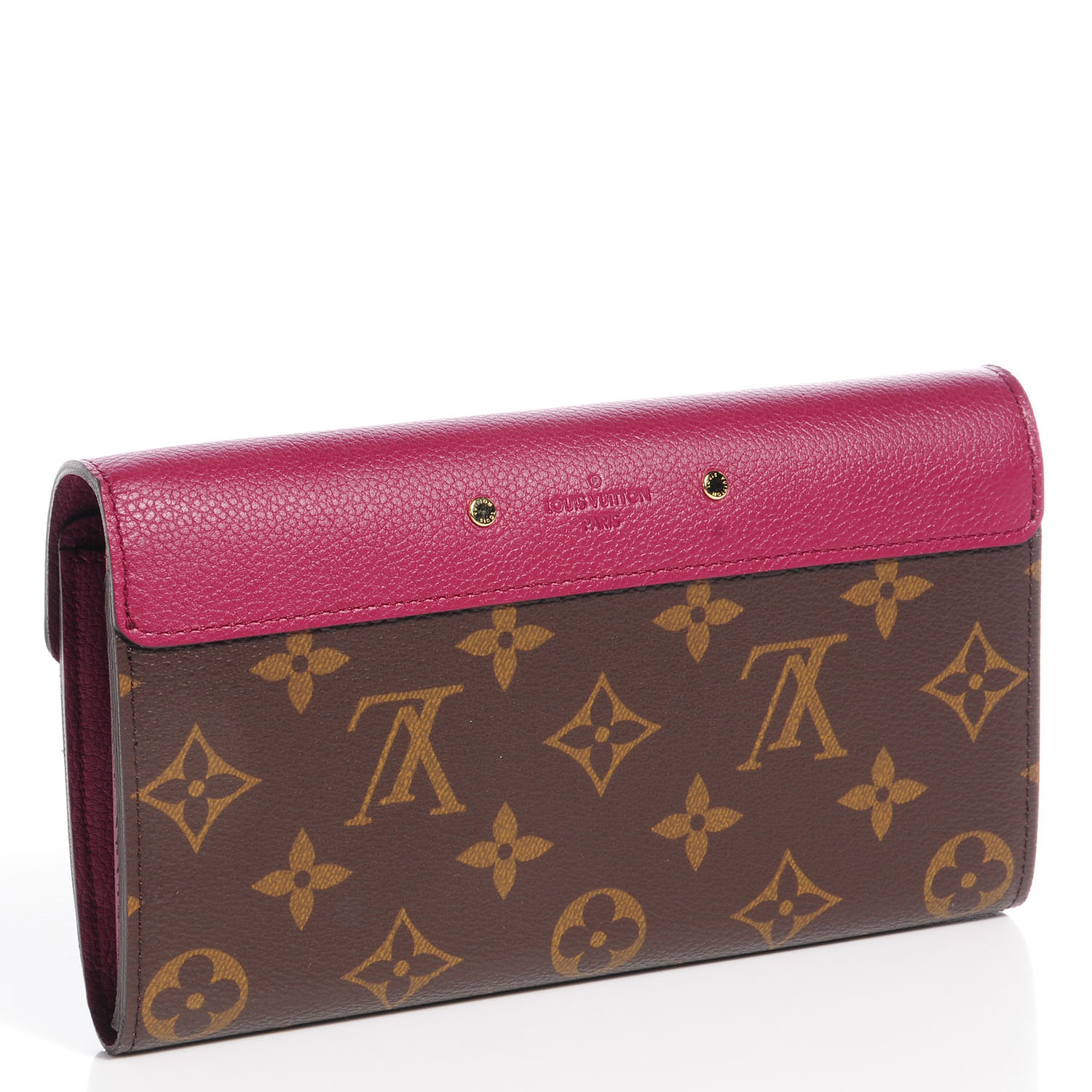 Louis Vuitton Monogram Canvas/Rose Litchi Leather Pallas BB Crossbody Tote  Bag at 1stDibs