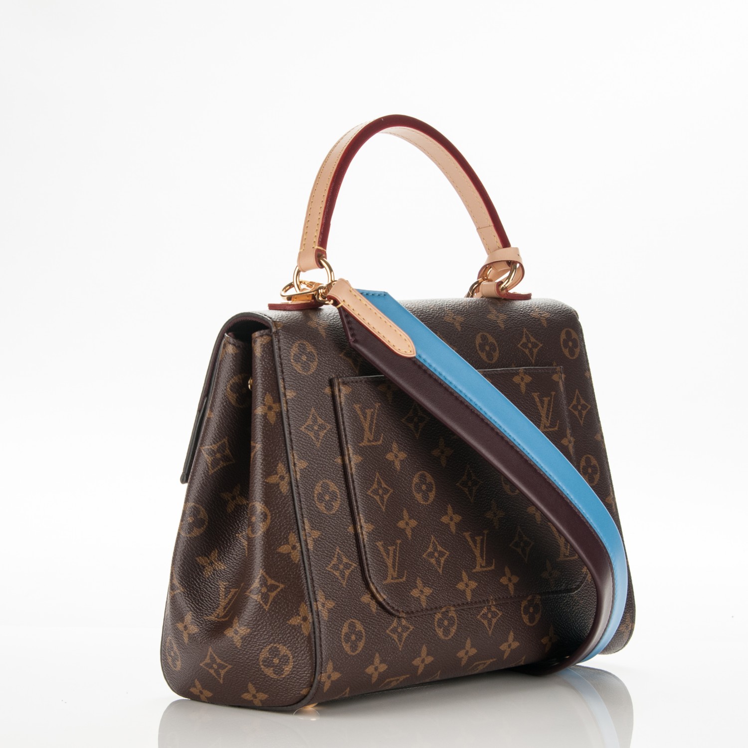 LOUIS VUITTON Monogram Cluny MM Bleu Glacial 181406