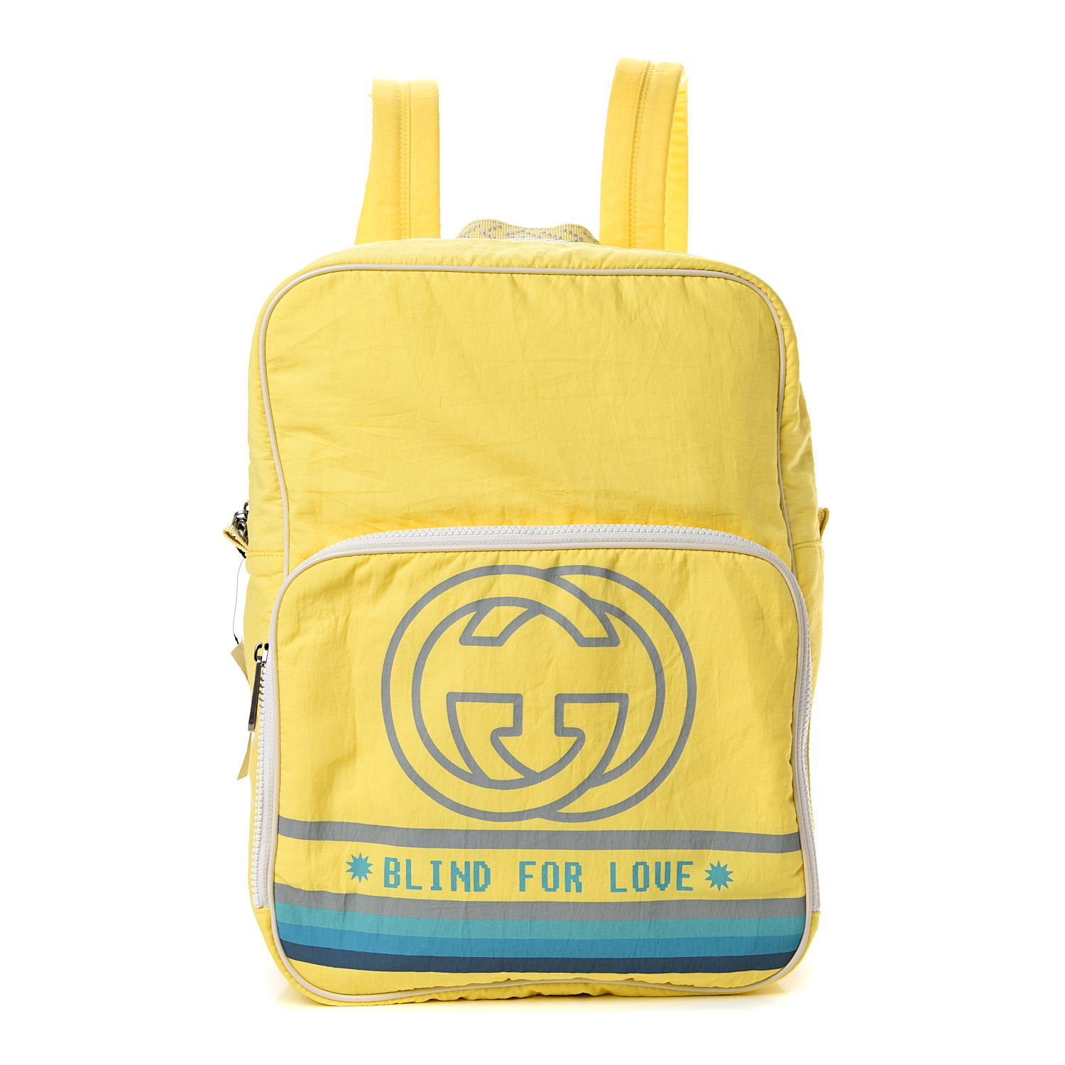 yellow gucci backpack