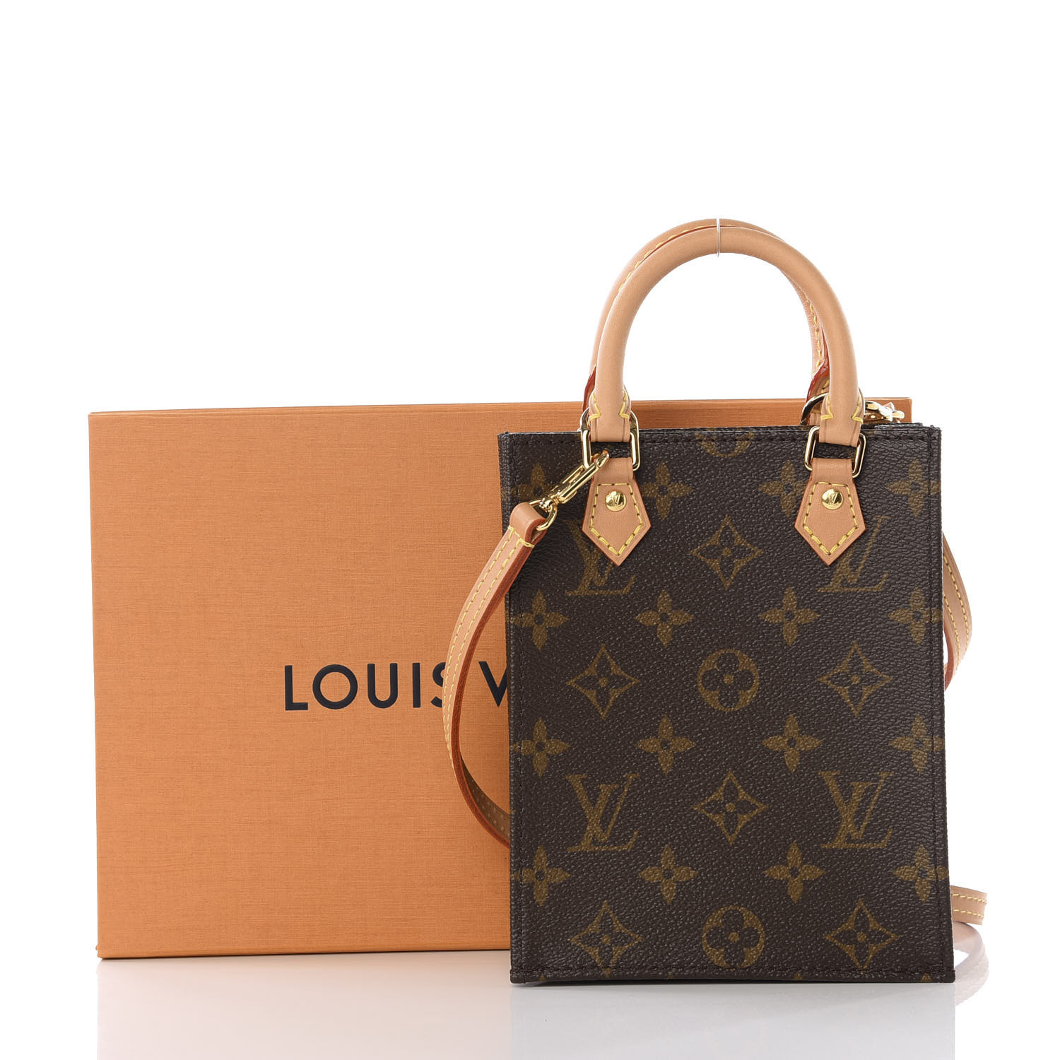 LOUIS VUITTON Monogram Petit Sac Plat 575192