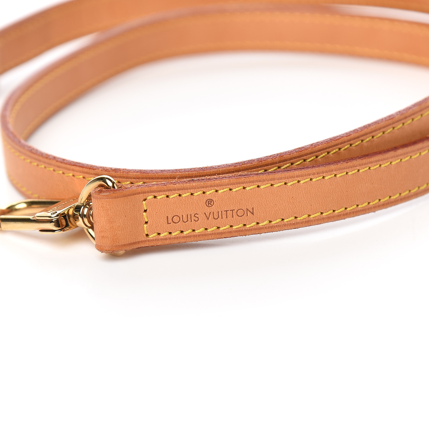 LOUIS VUITTON Vachetta 16mm Shoulder Strap 566706 | FASHIONPHILE