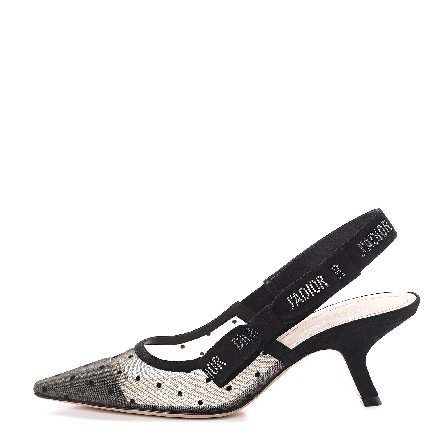 dior gold pumps
