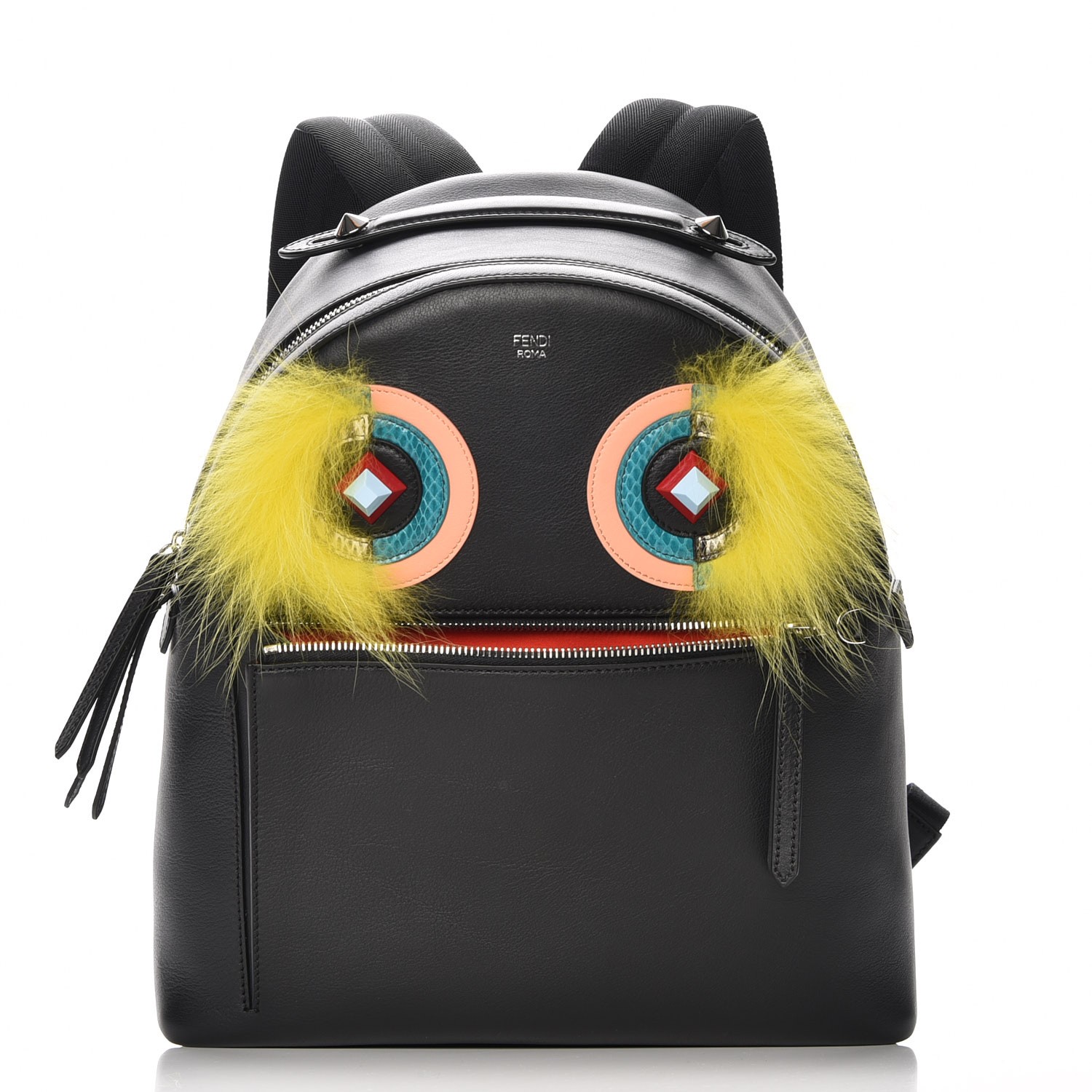 fendi backpack with fur