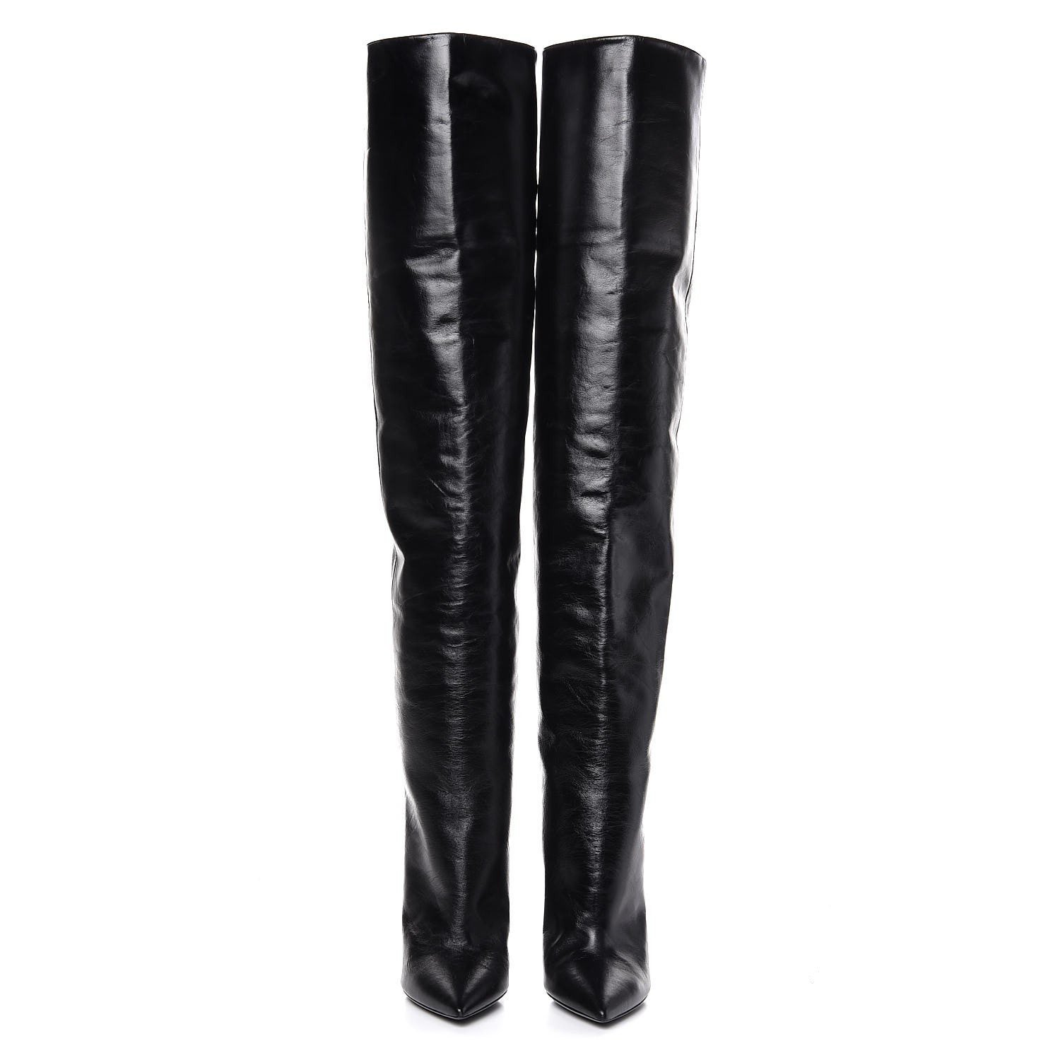 ysl high boots