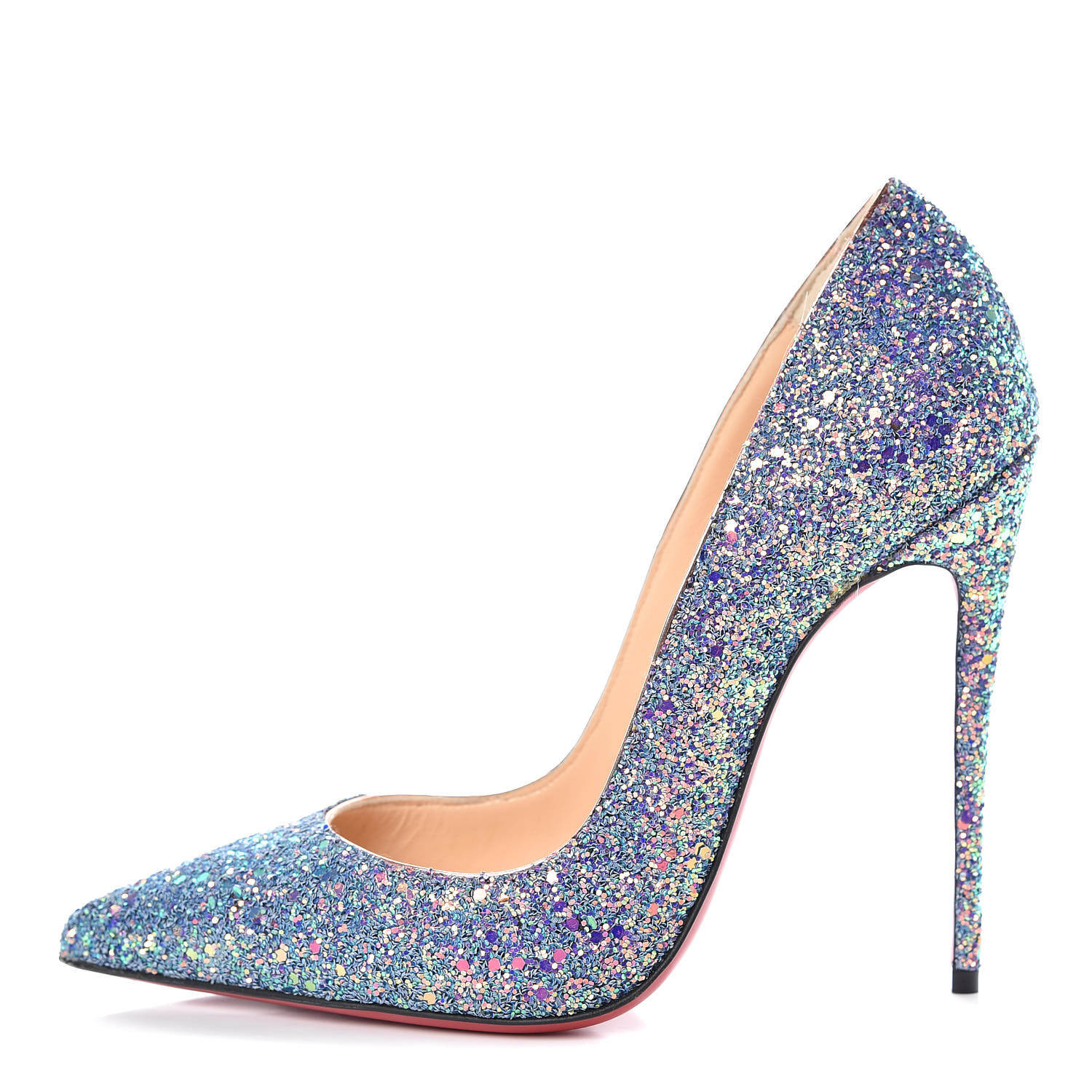 Van grundlæggende jury CHRISTIAN LOUBOUTIN Glitter So Kate Dragonfly 120 Pumps 37.5 China Blue  402093 | FASHIONPHILE