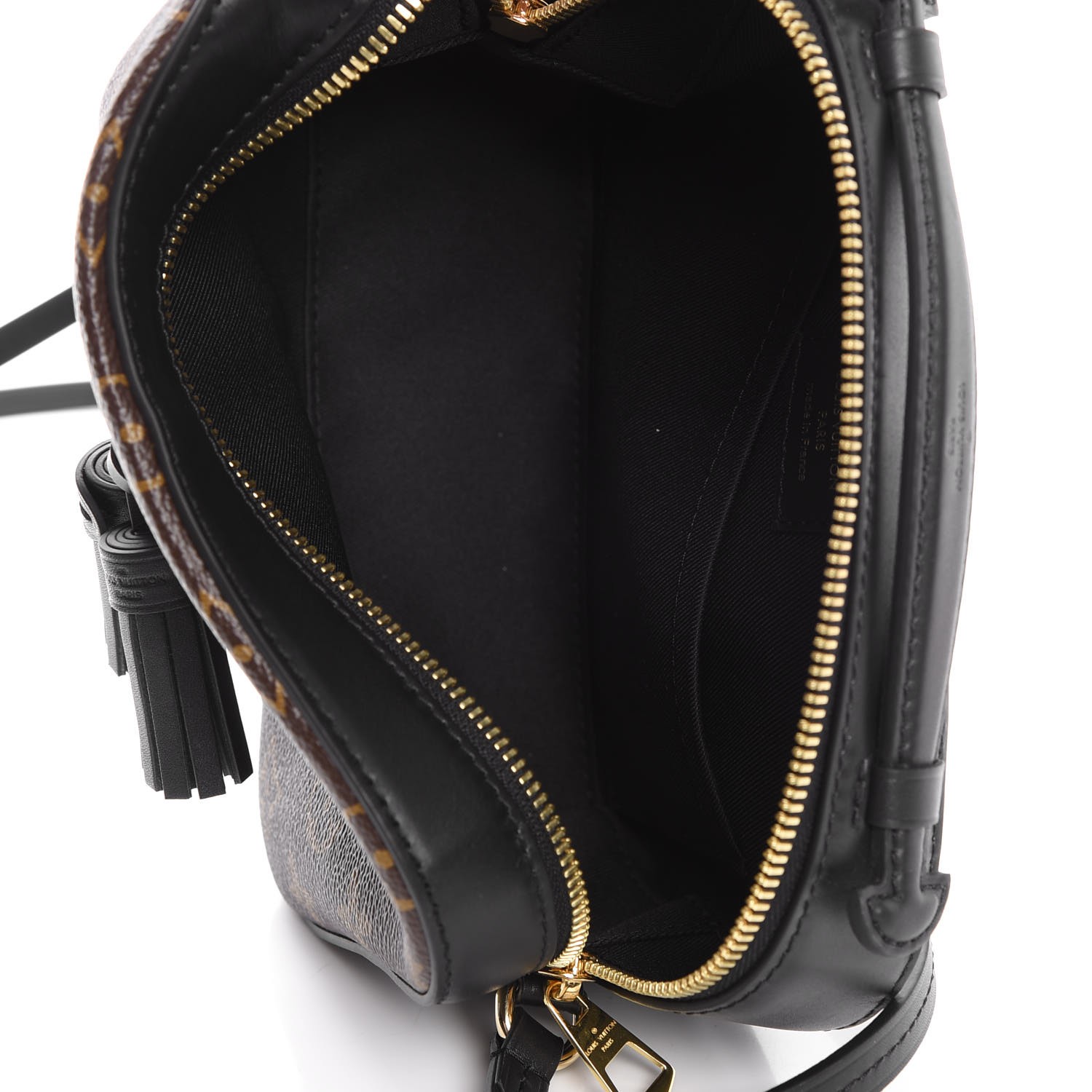 louis vuitton monogram noir saintonge LOUIS VUITTON Monogram Saintonge Noir Black 275077