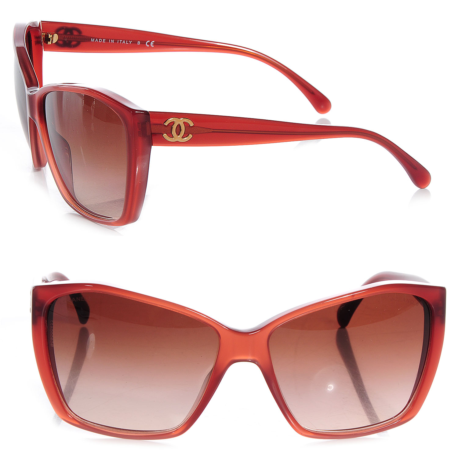 red chanel glasses