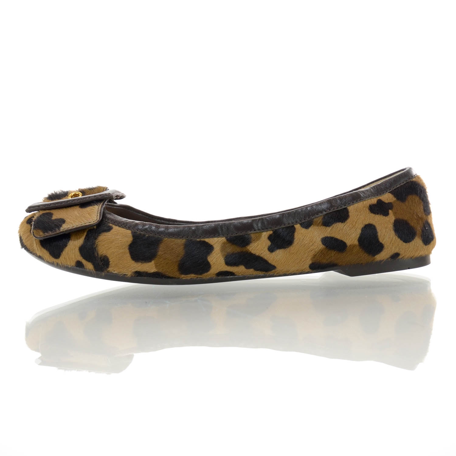prada leopard flats