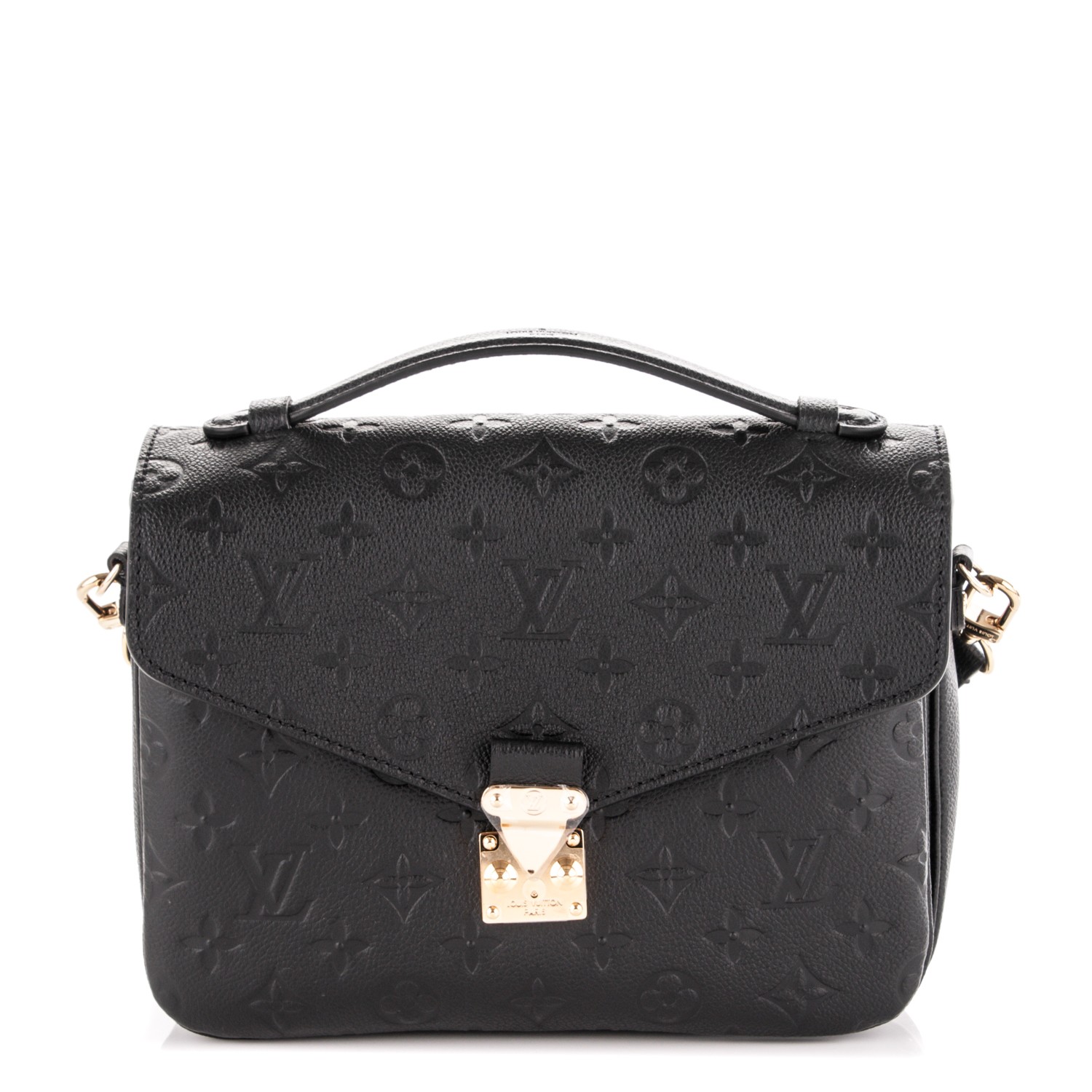 LOUIS VUITTON Empreinte Pochette Metis Black 178289