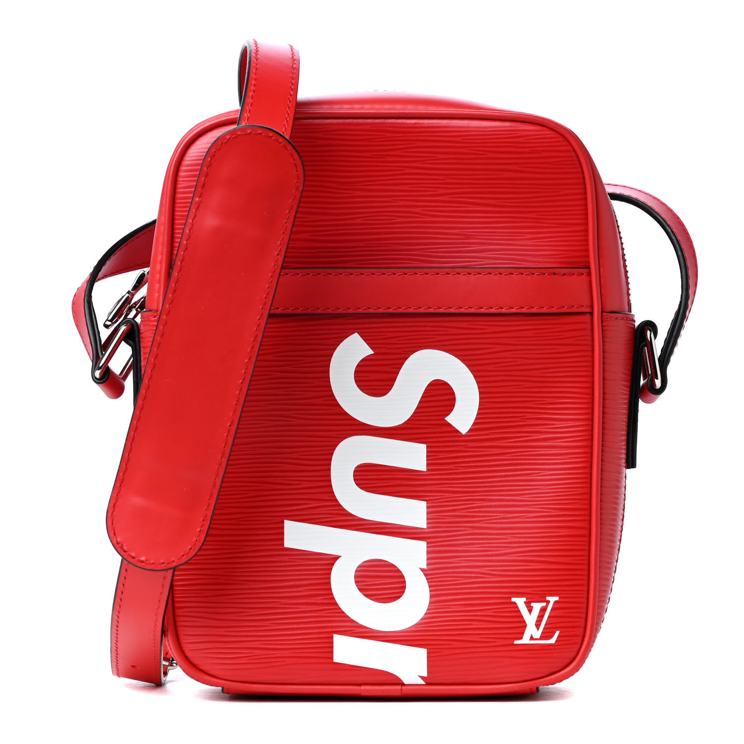 louis vuitton x supreme danube epi pm black
